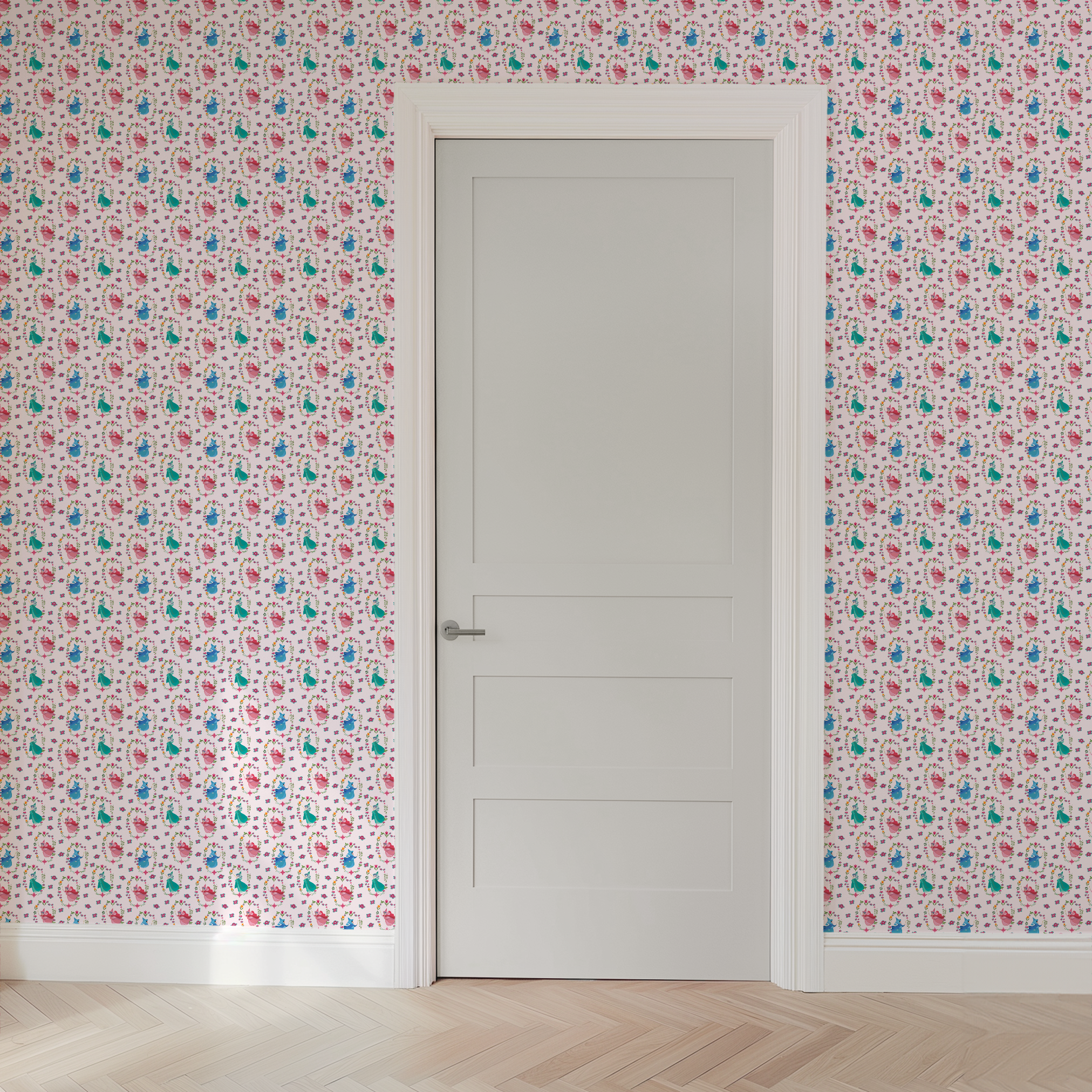  wallpaper door mockup