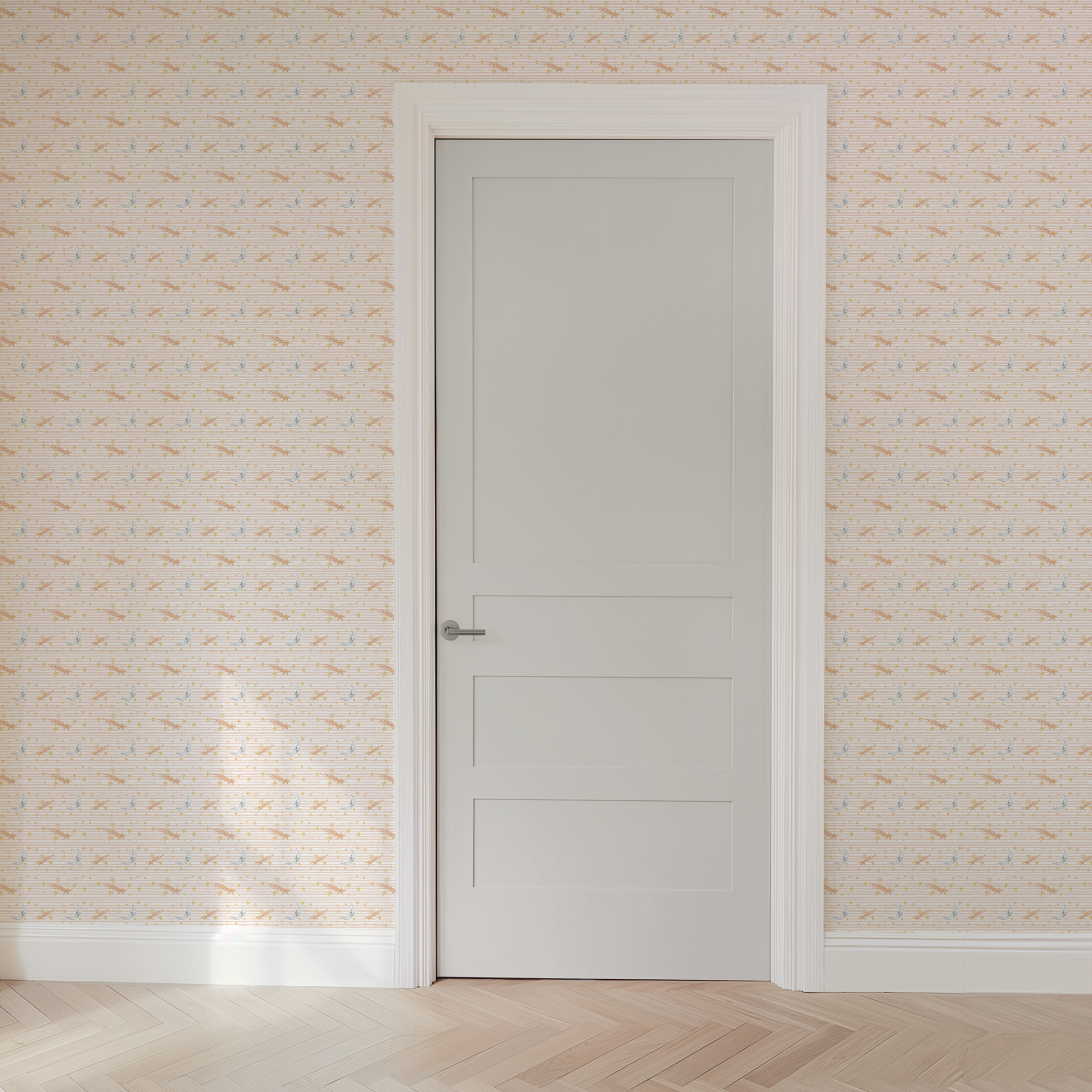 wallpaper door mockup