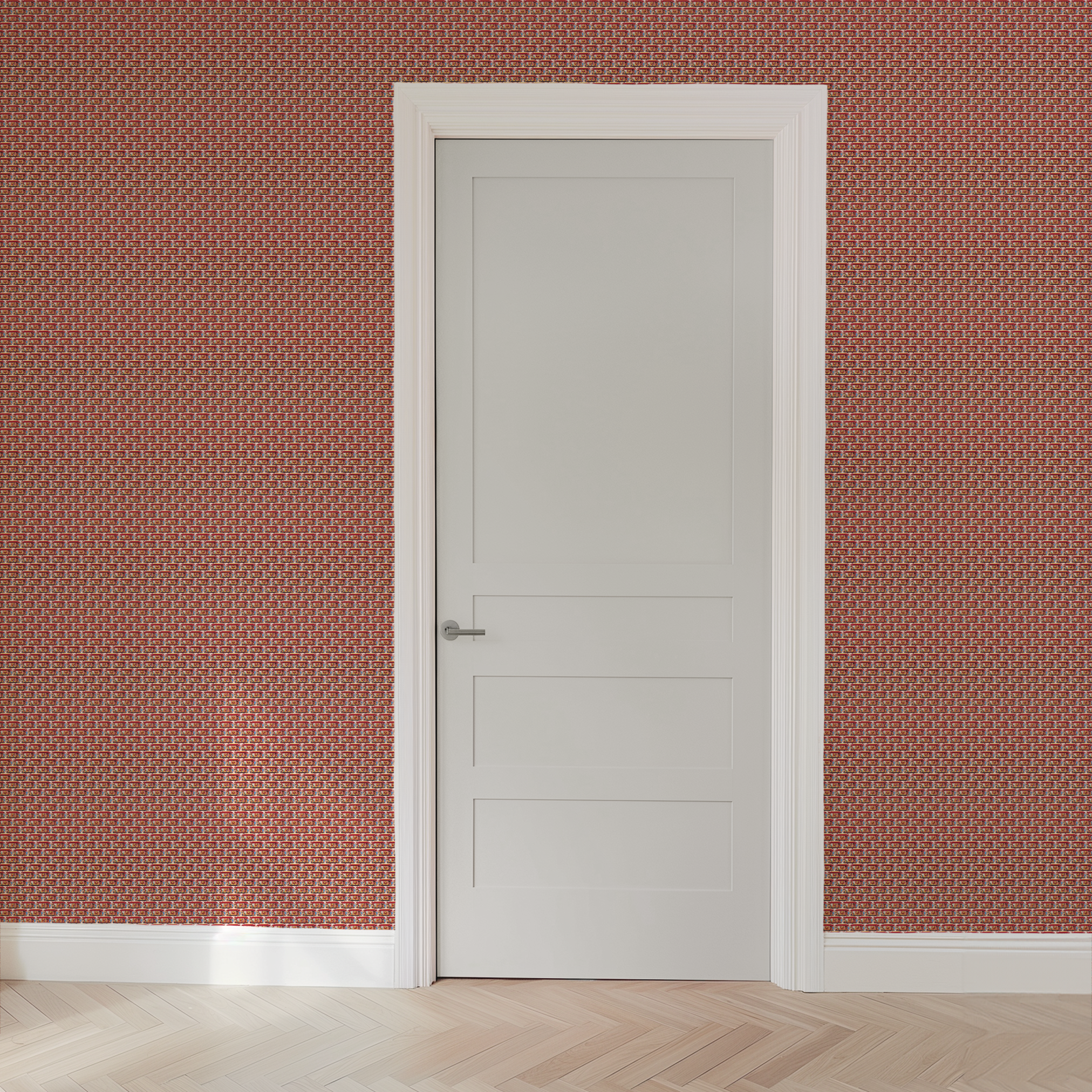  wallpaper door mockup