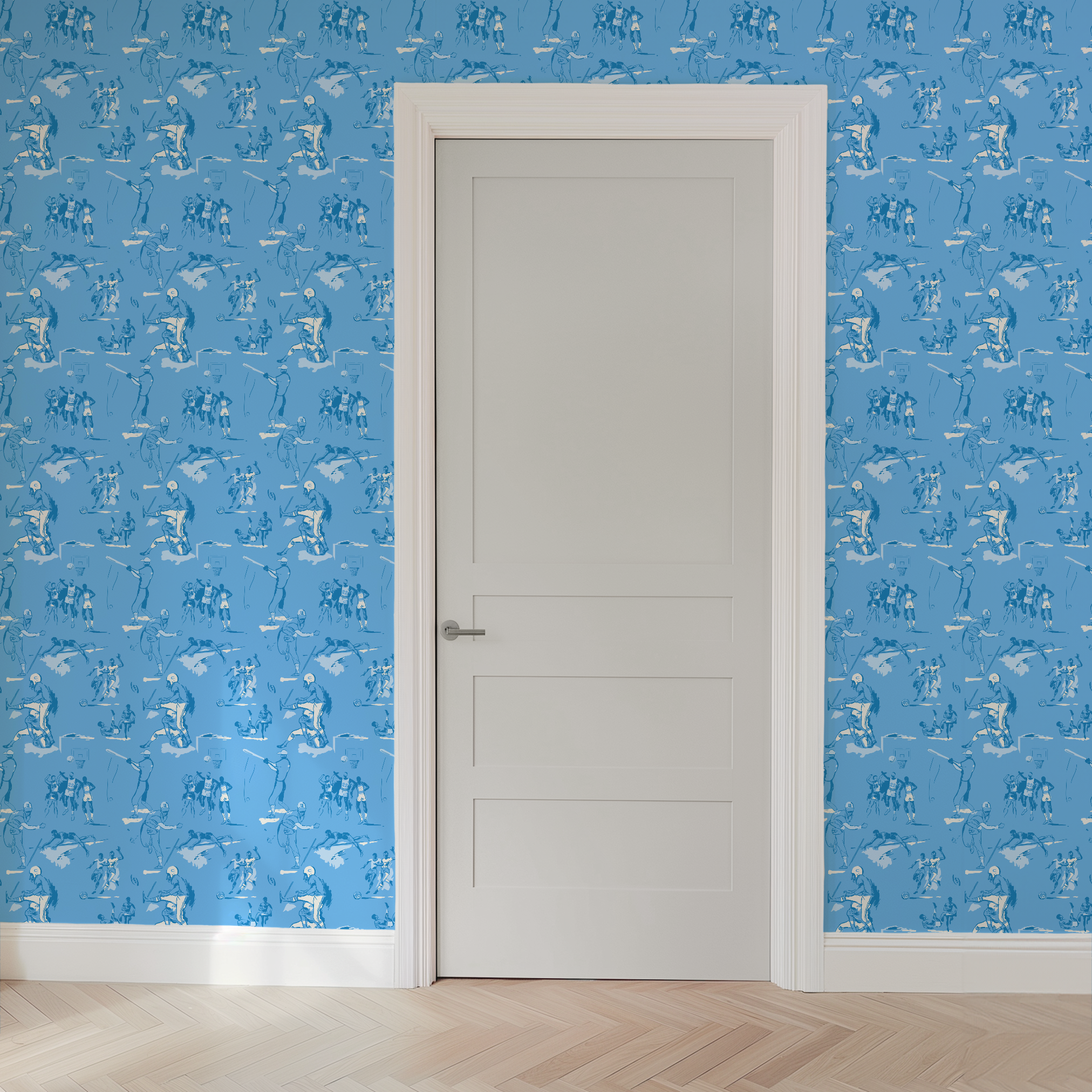  wallpaper door mockup