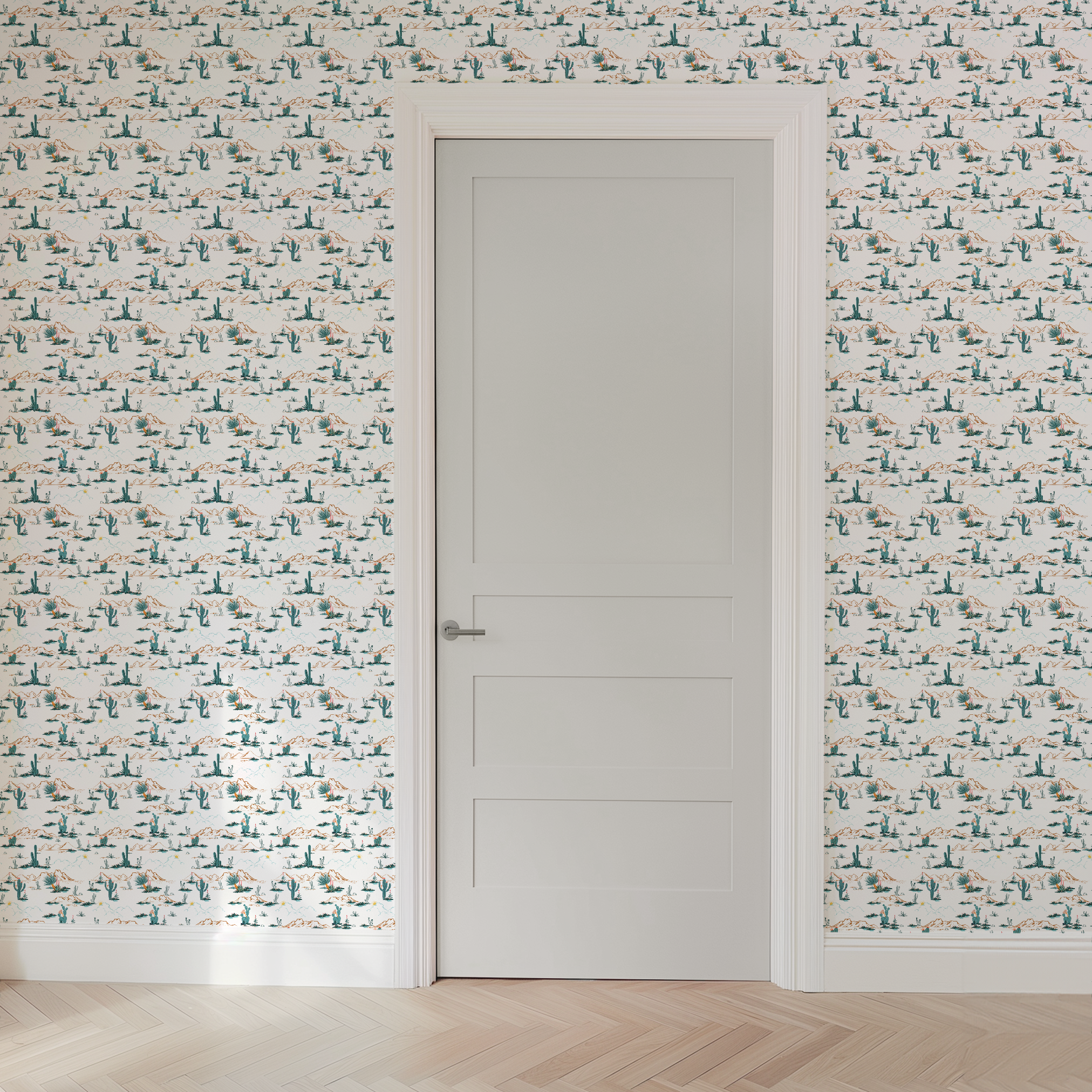  wallpaper door mockup