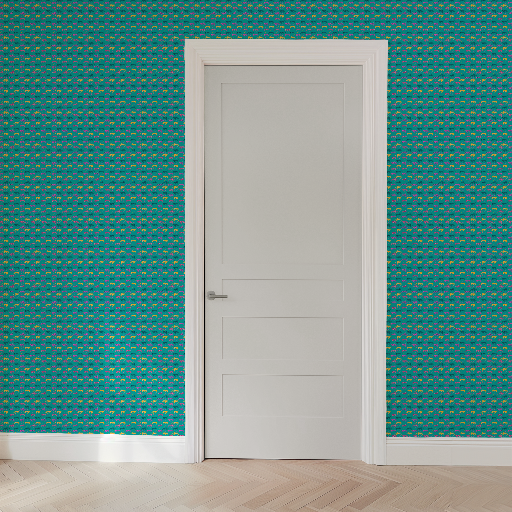  wallpaper door mockup
