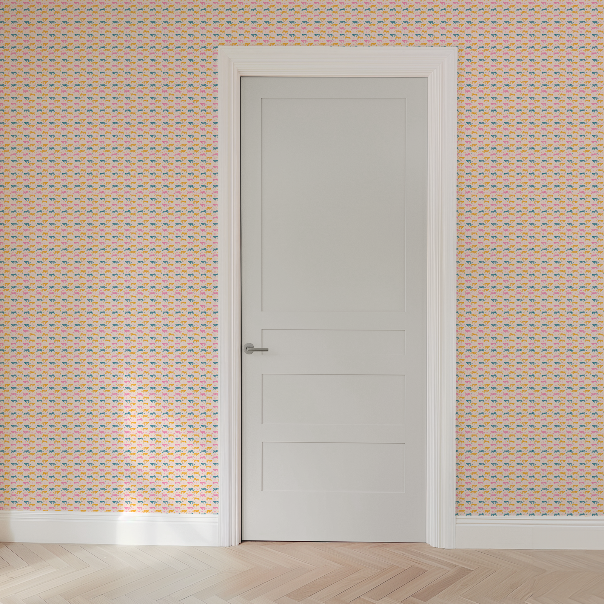  wallpaper door mockup