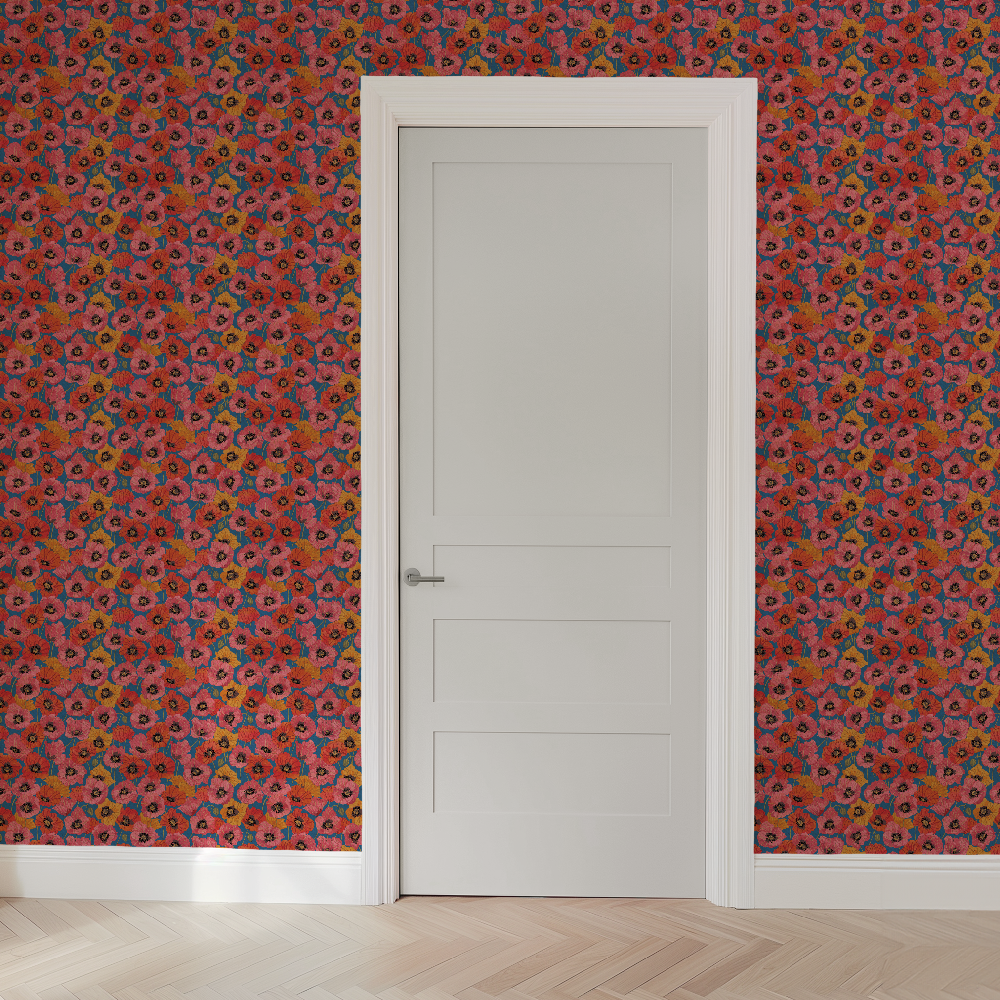  wallpaper door mockup