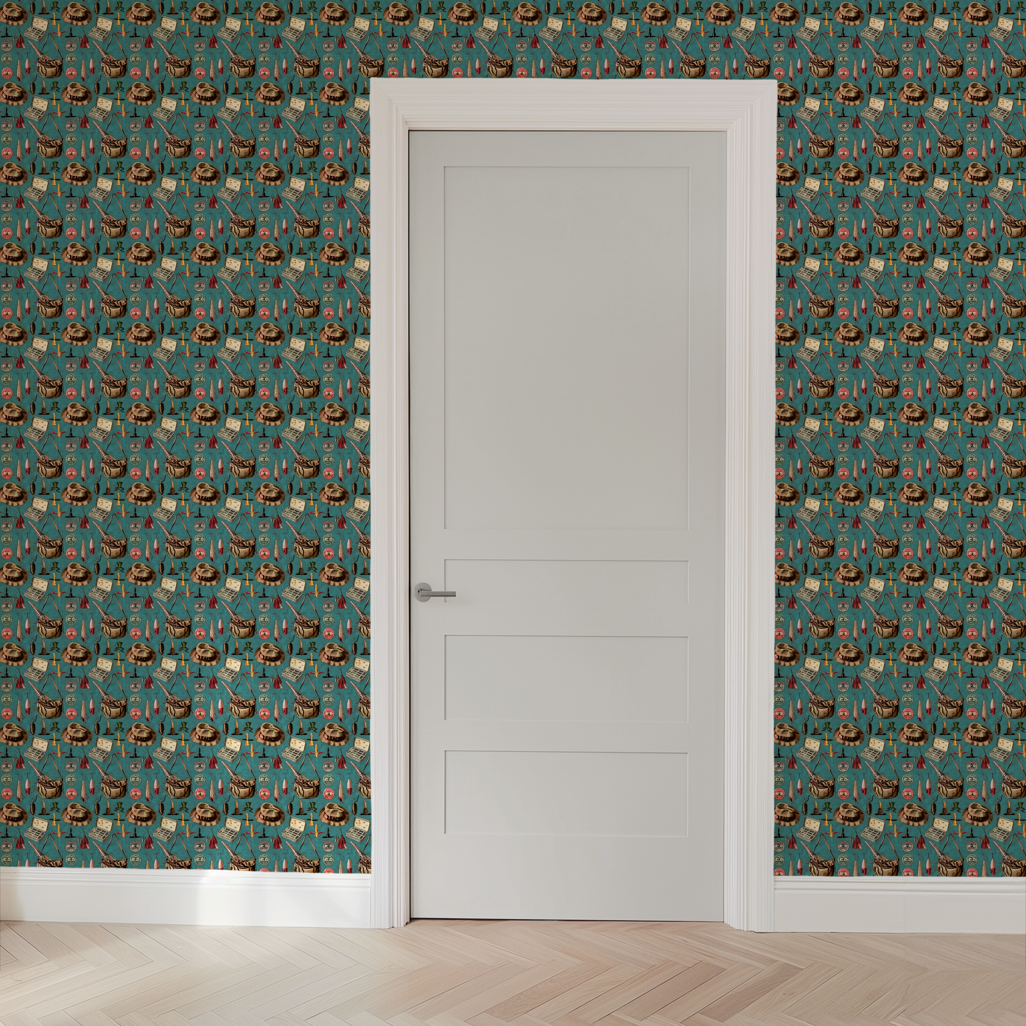  wallpaper door mockup