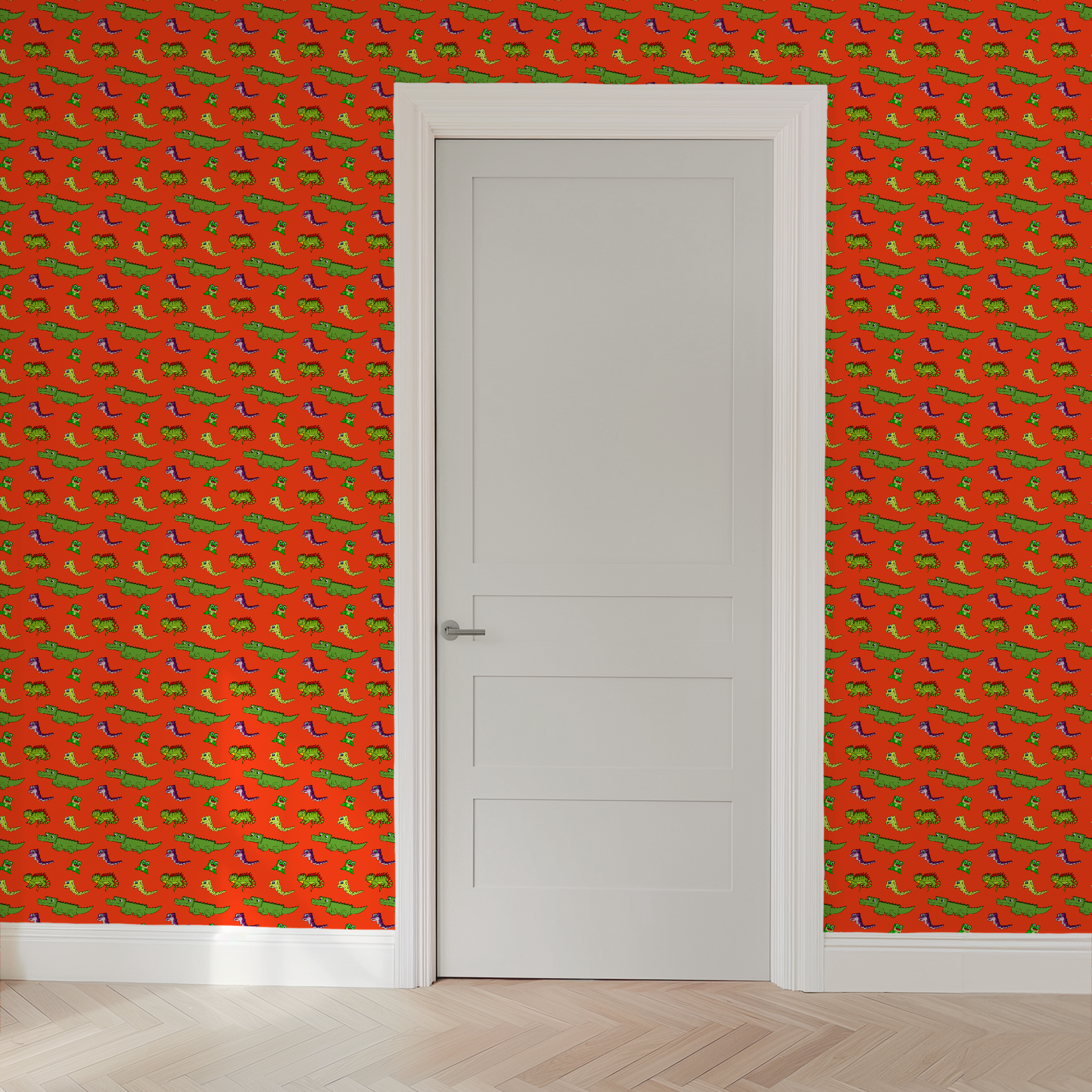  wallpaper door mockup