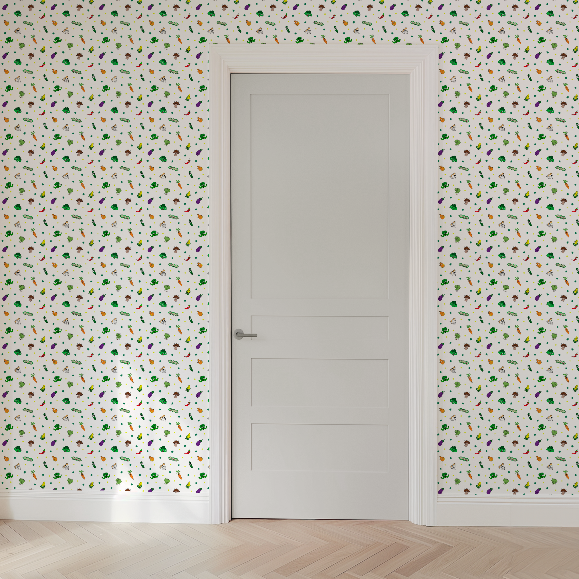  wallpaper door mockup