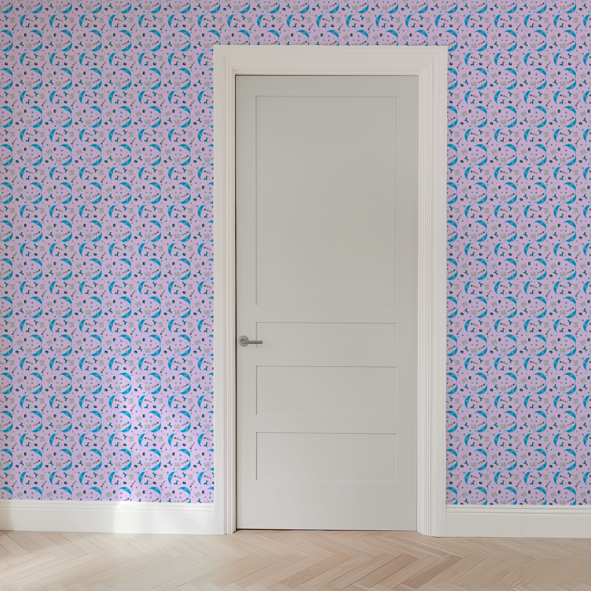  wallpaper door mockup