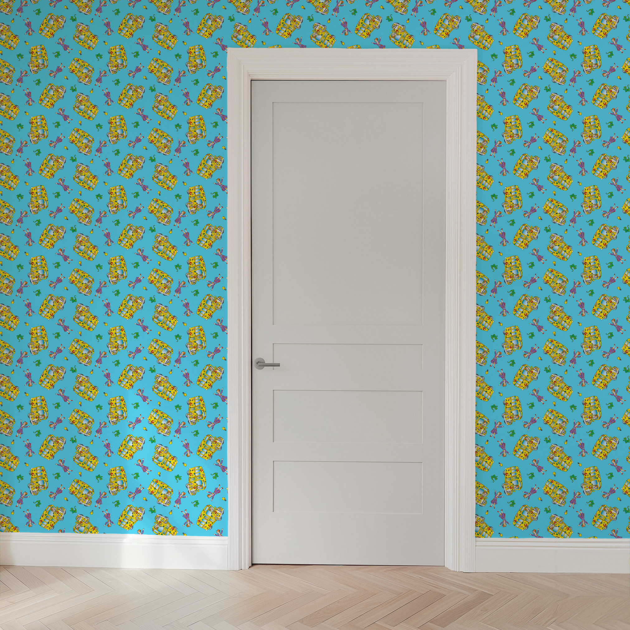  wallpaper door mockup