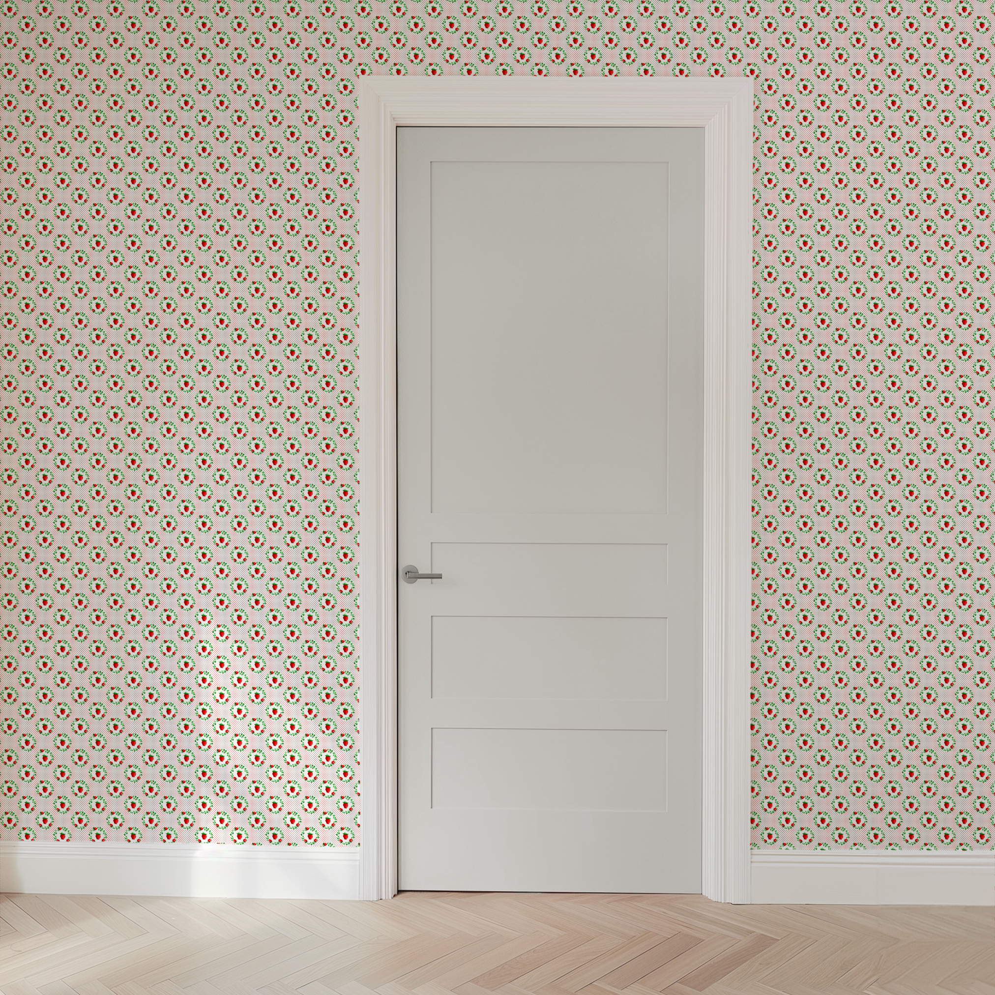  wallpaper door mockup