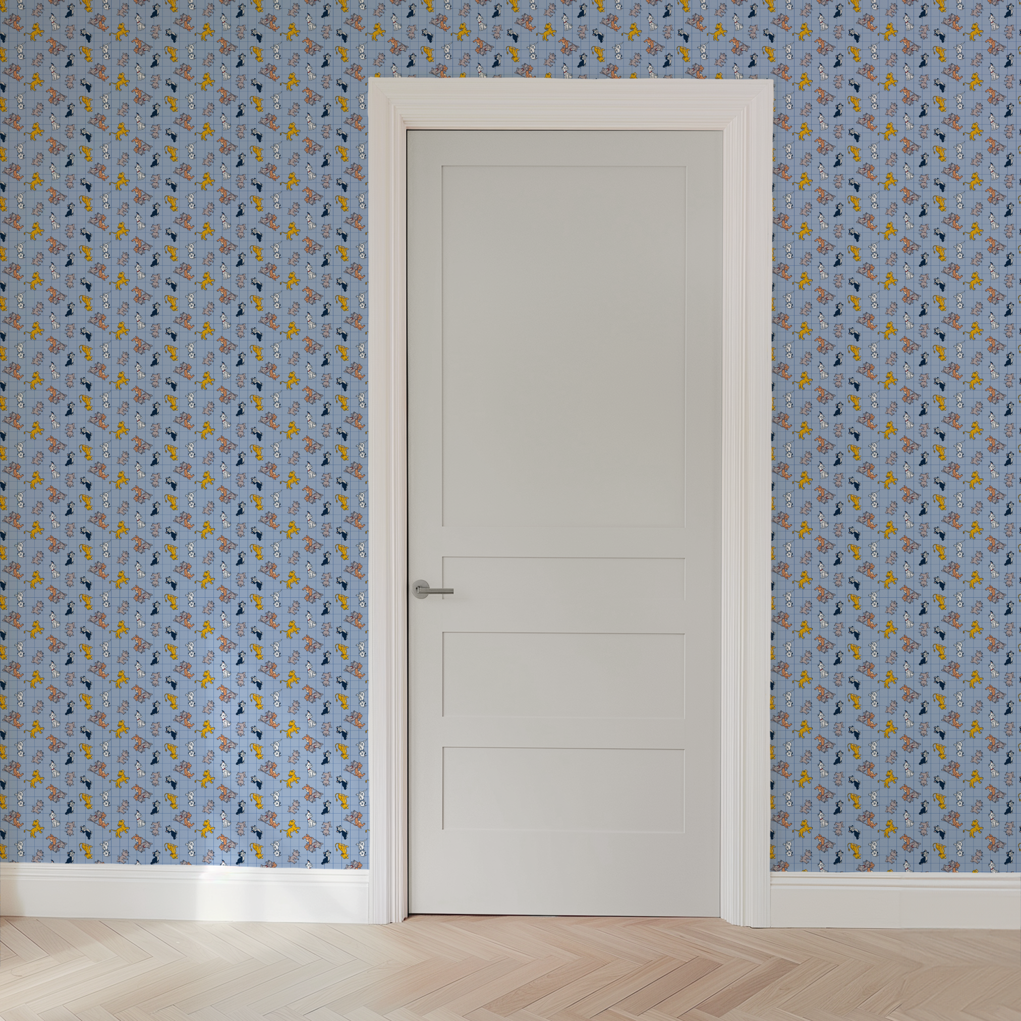  wallpaper door mockup