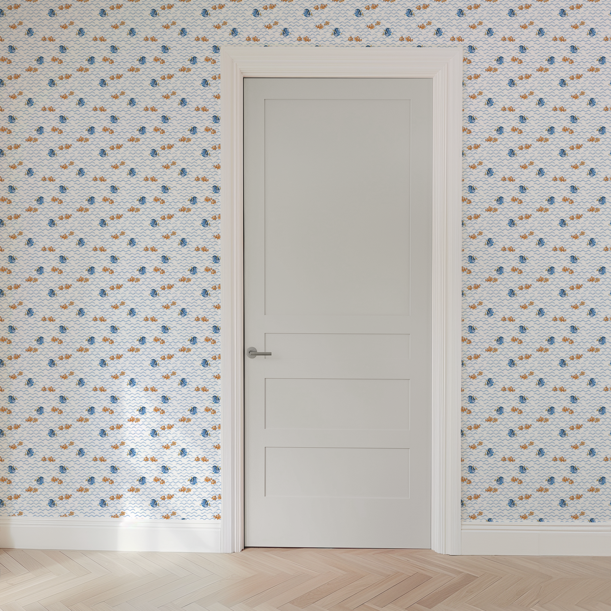  wallpaper door mockup