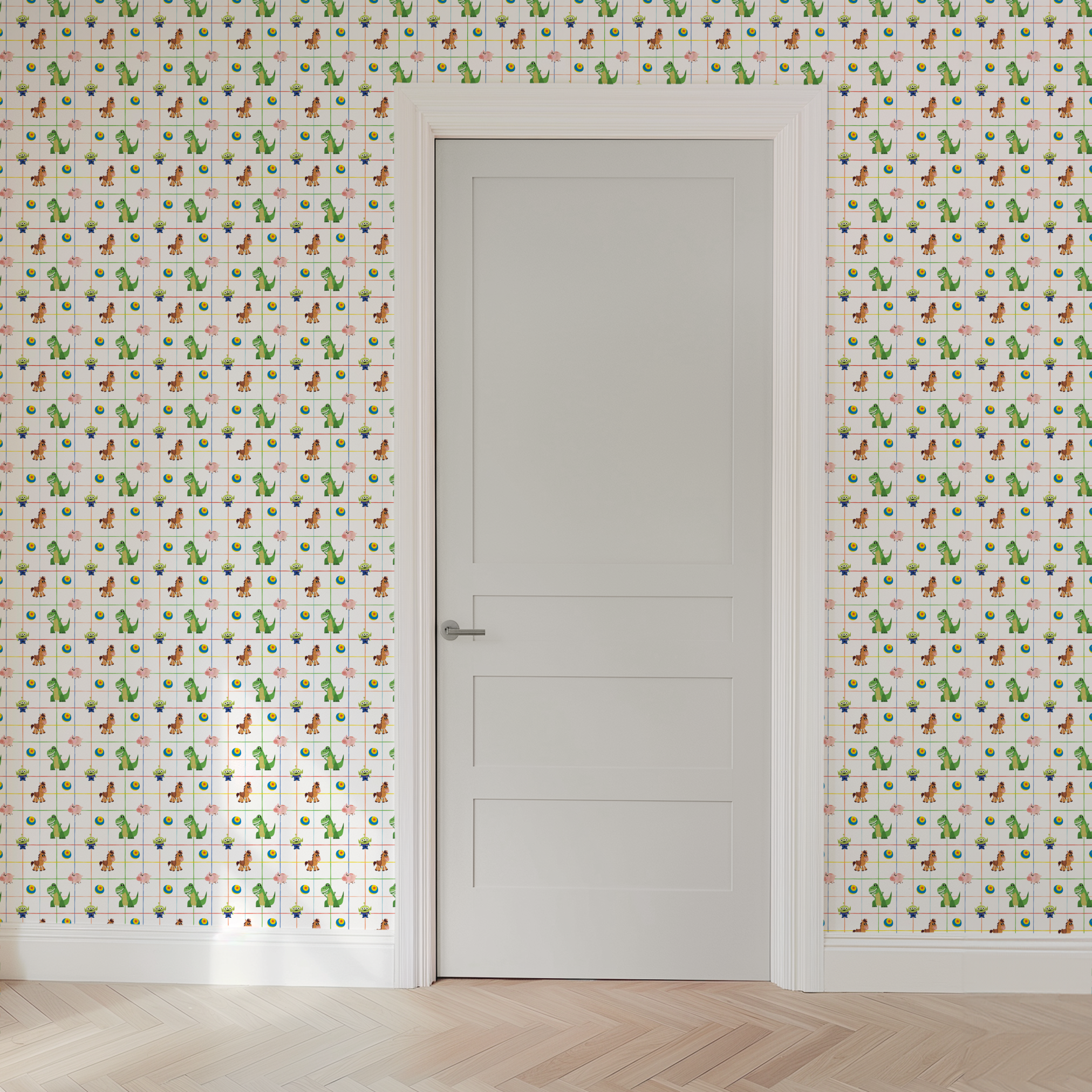  wallpaper door mockup
