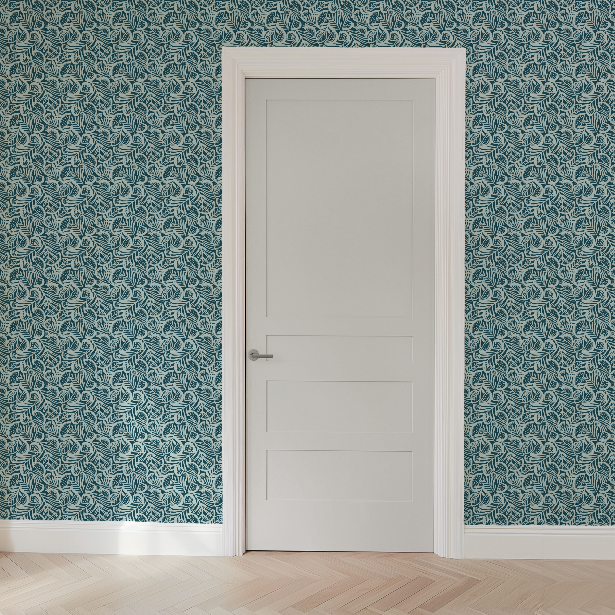  wallpaper door mockup
