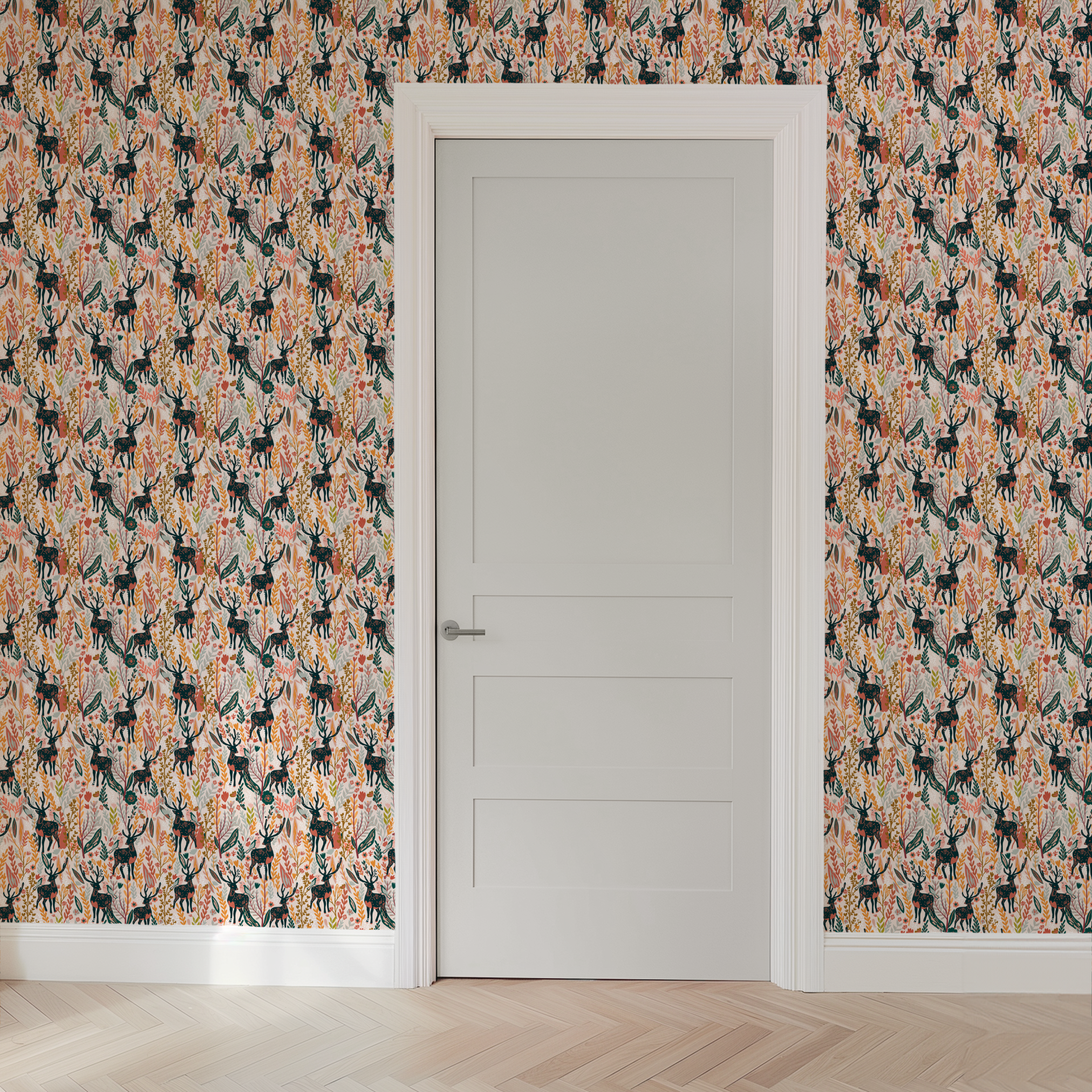  wallpaper door mockup