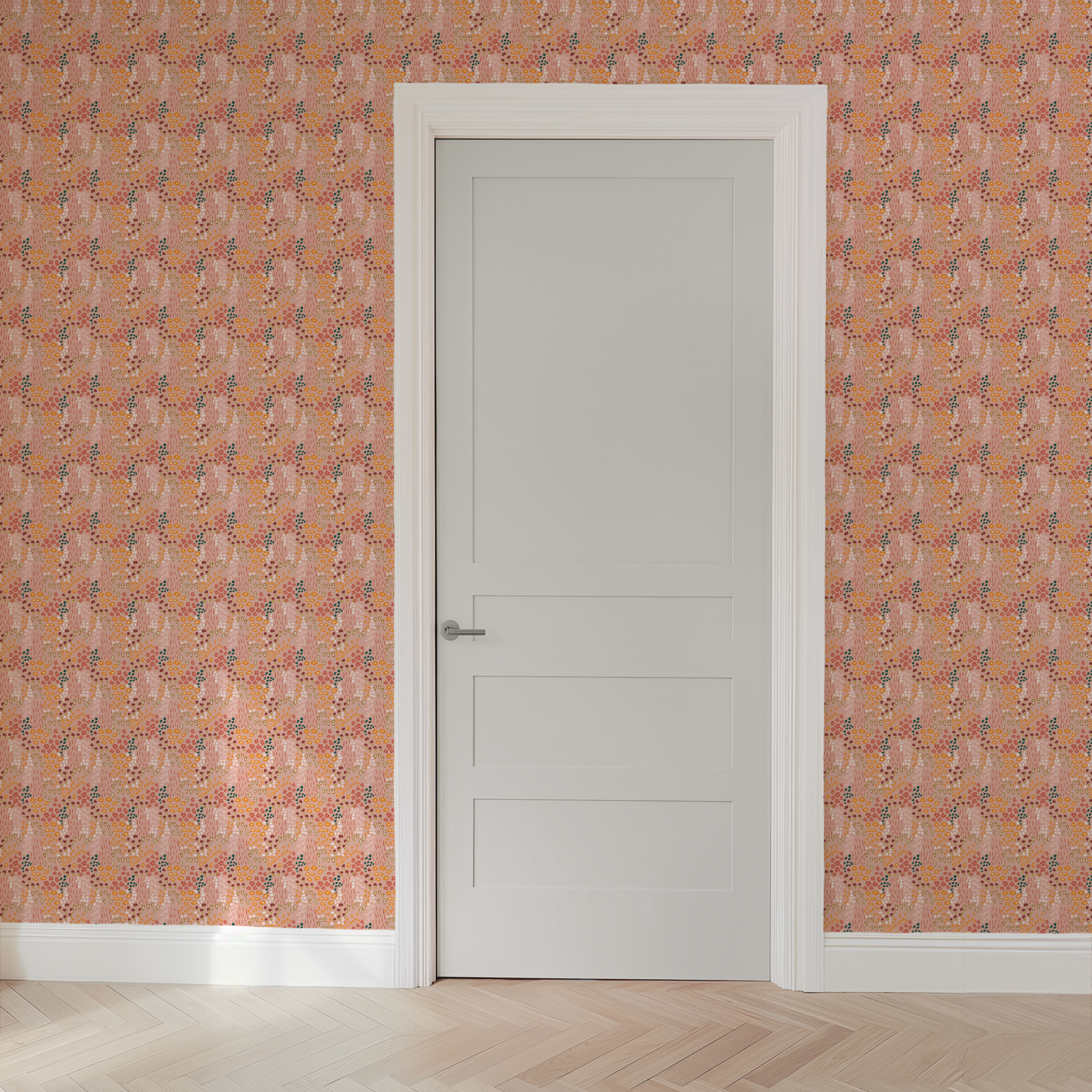  wallpaper door mockup