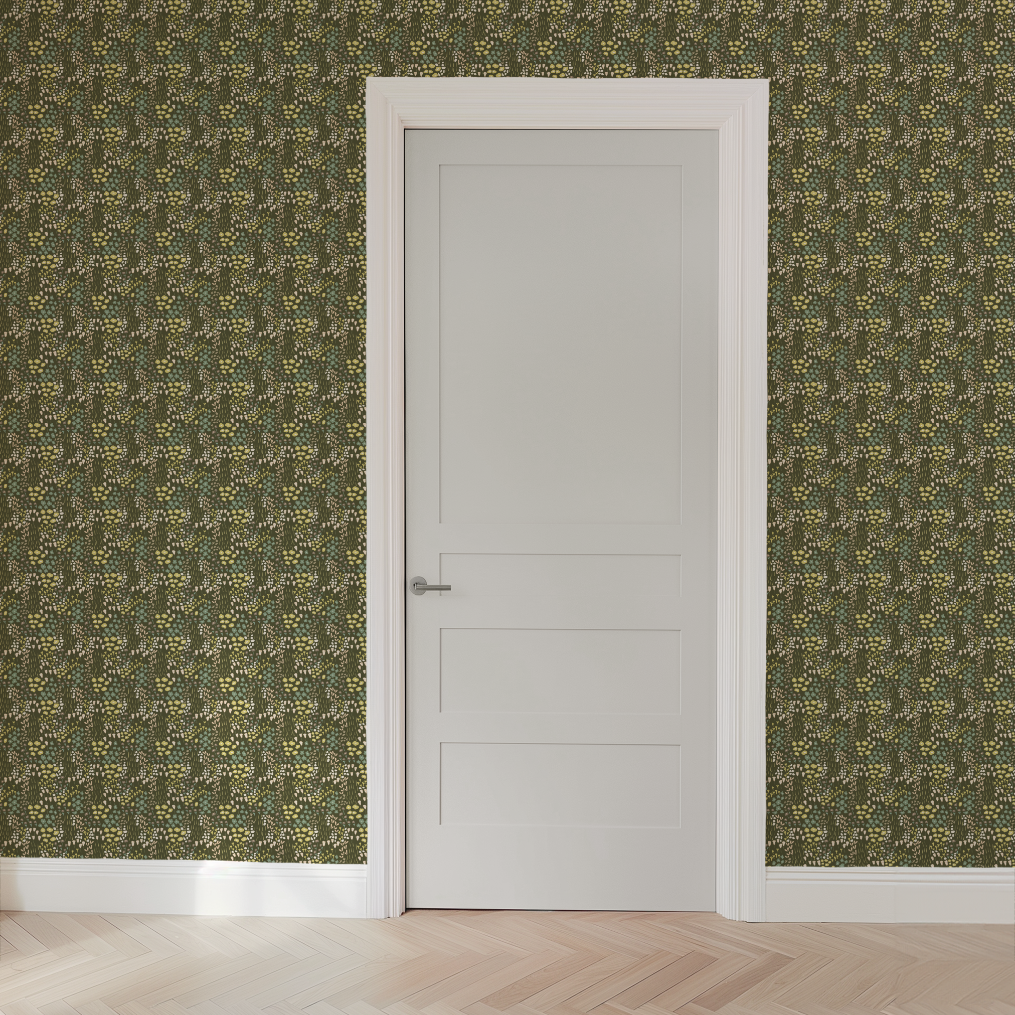  wallpaper door mockup
