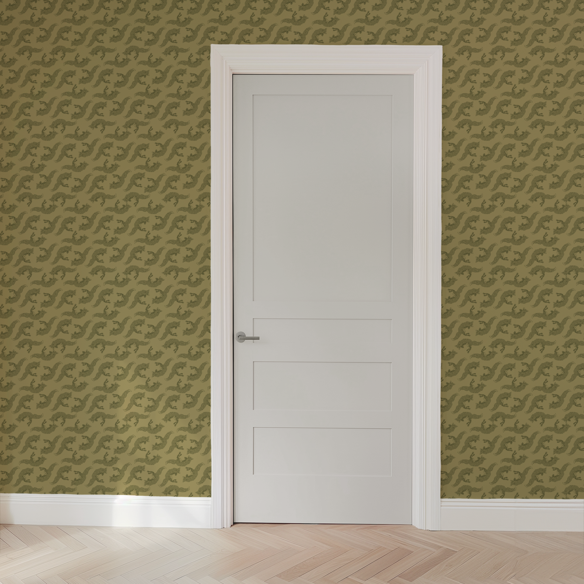  wallpaper door mockup