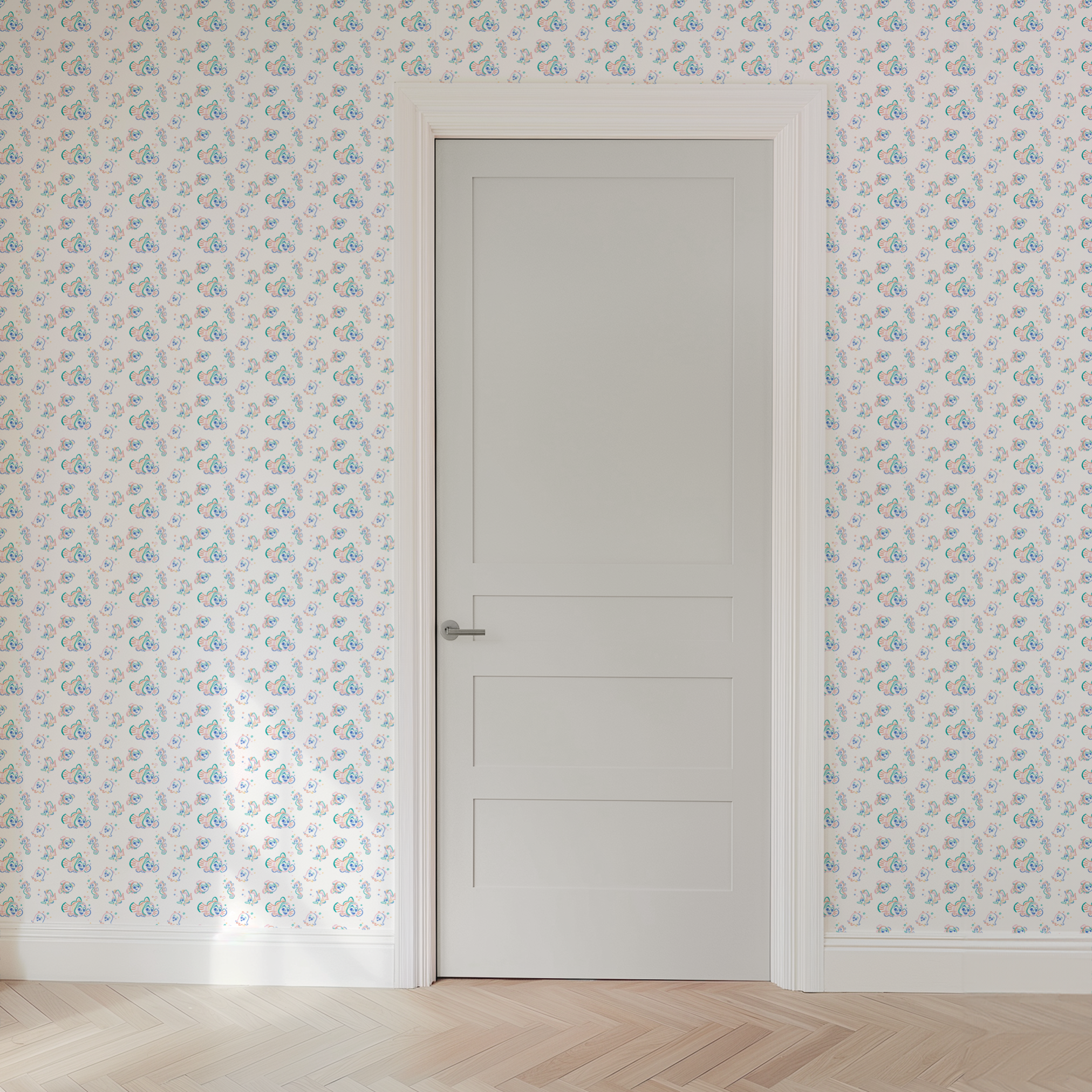  wallpaper door mockup