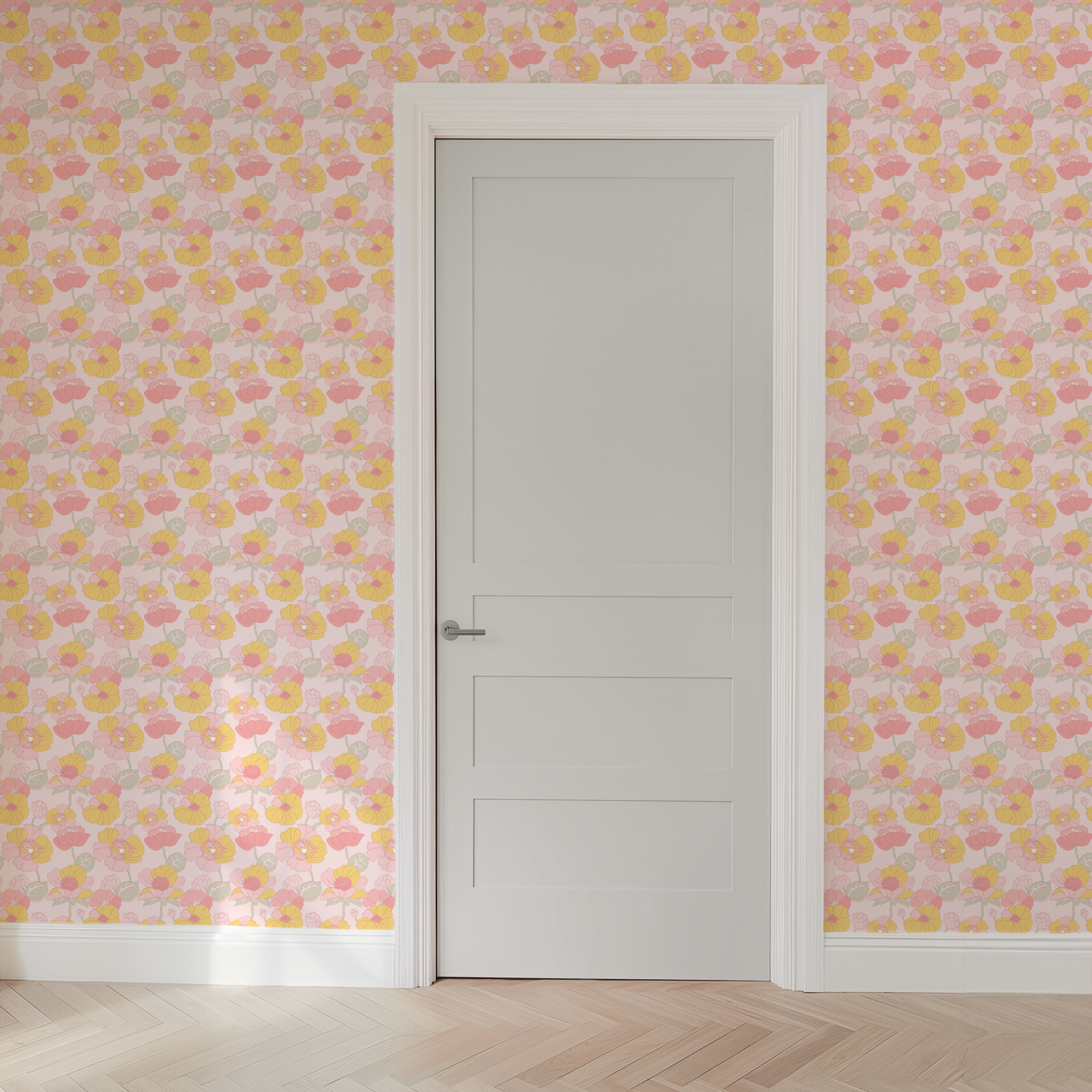  wallpaper door mockup