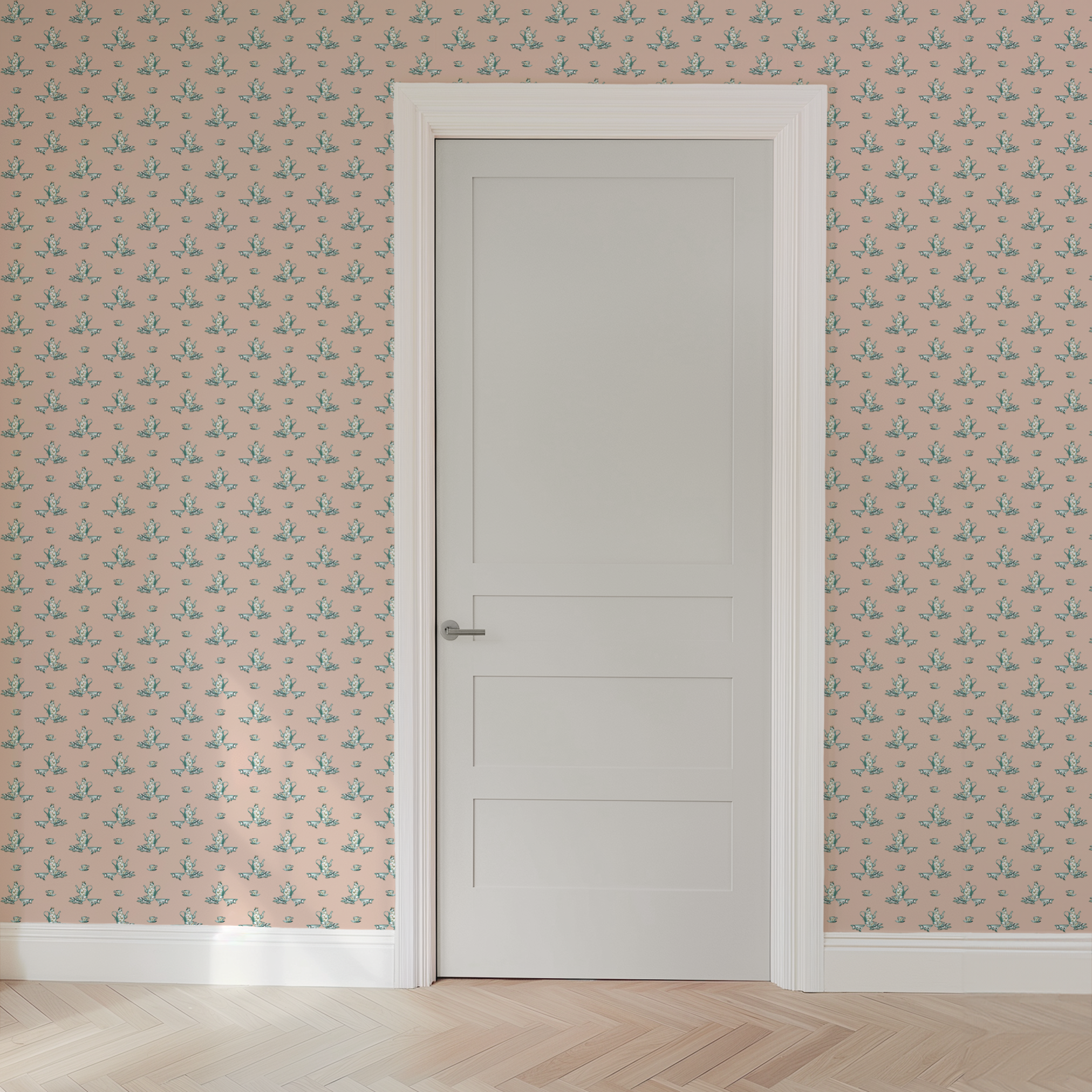  wallpaper door mockup