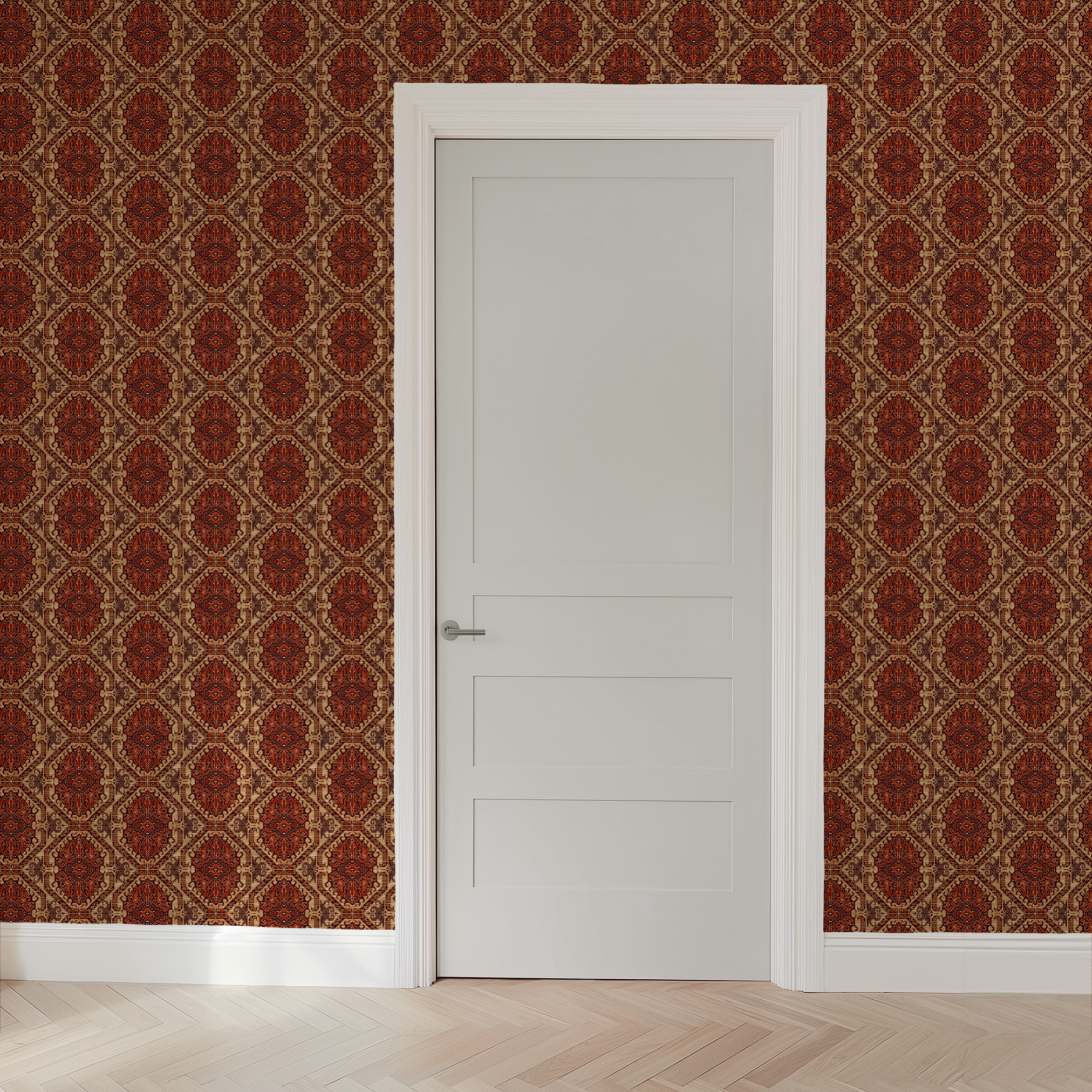  wallpaper door mockup
