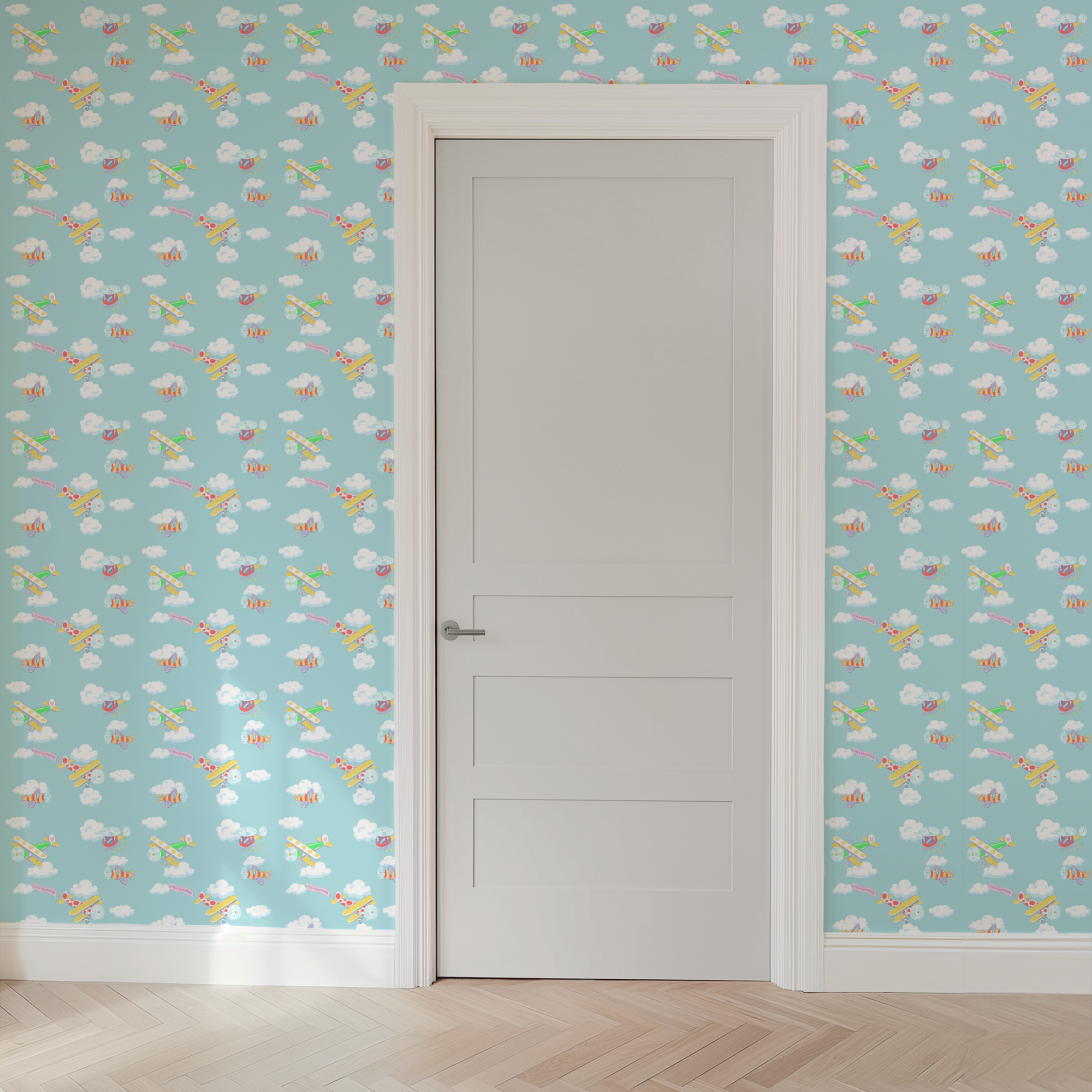  wallpaper door mockup