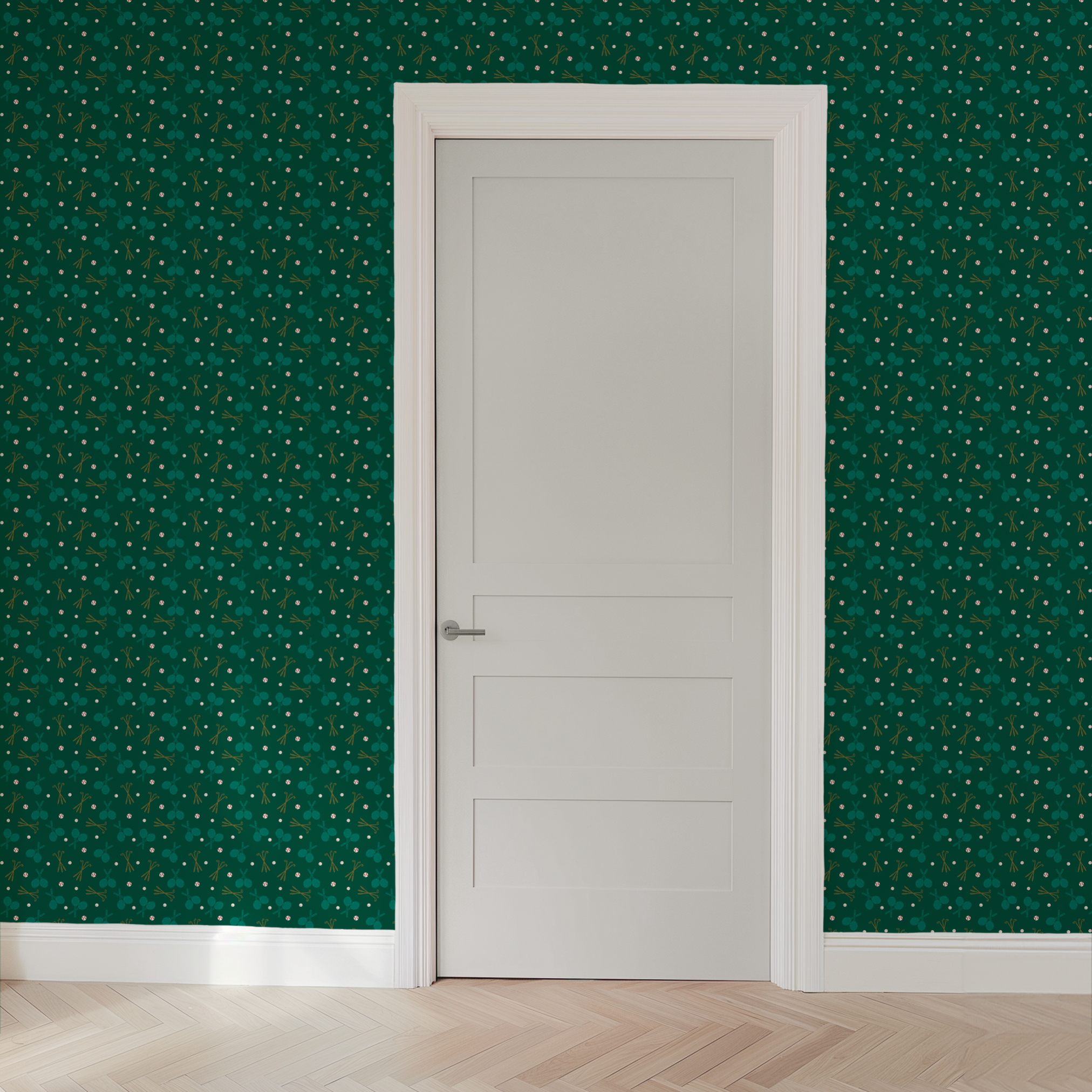  wallpaper door mockup