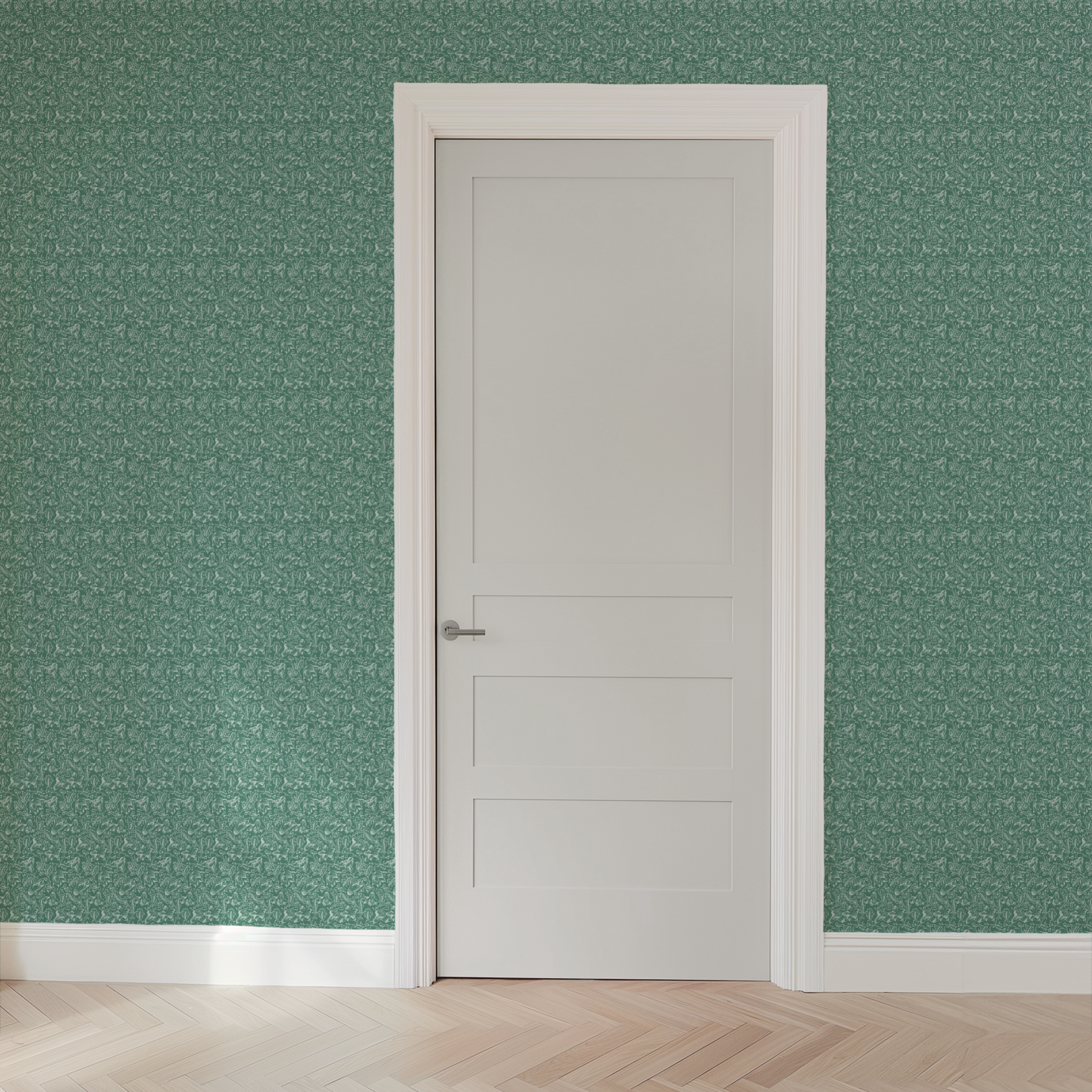  wallpaper door mockup