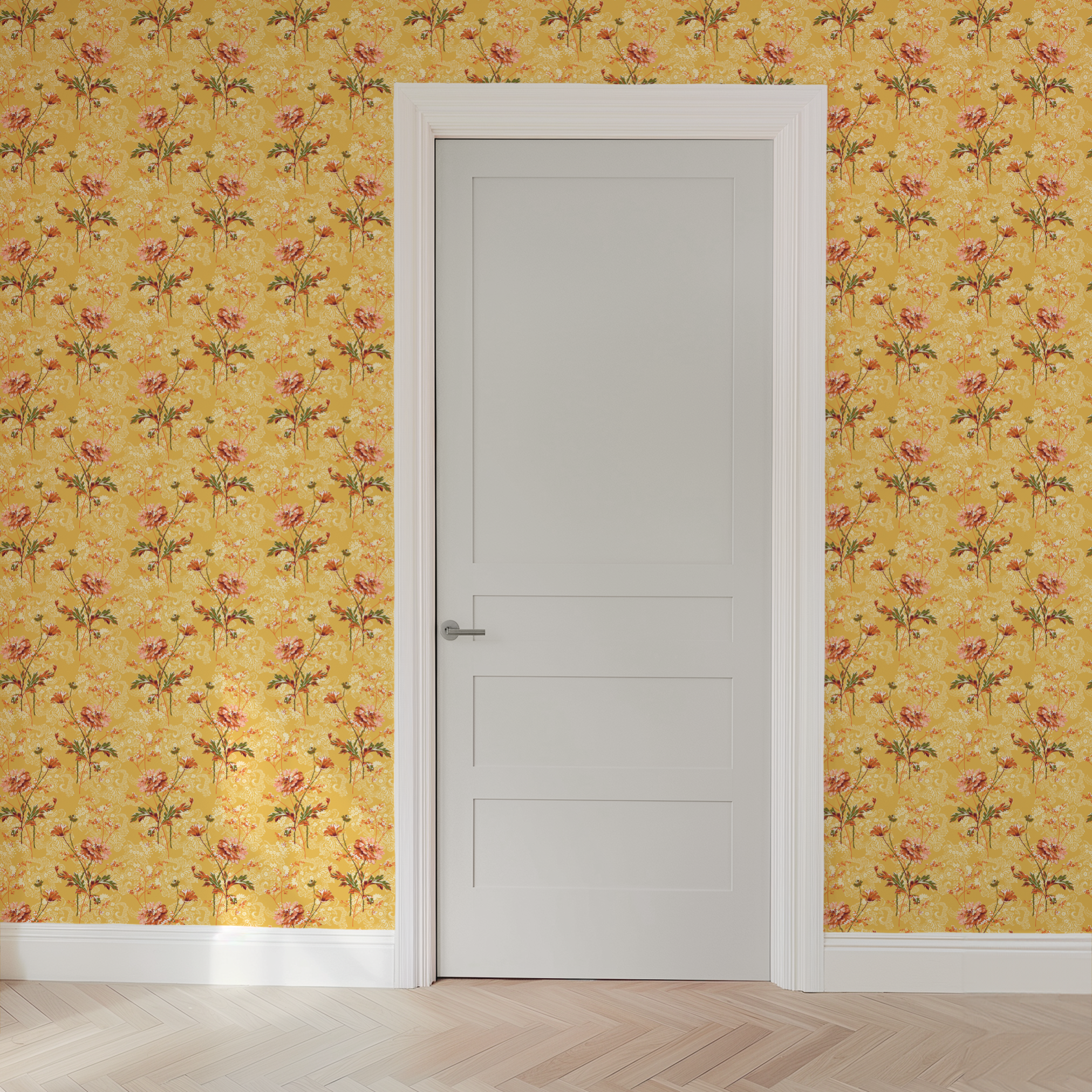  wallpaper door mockup
