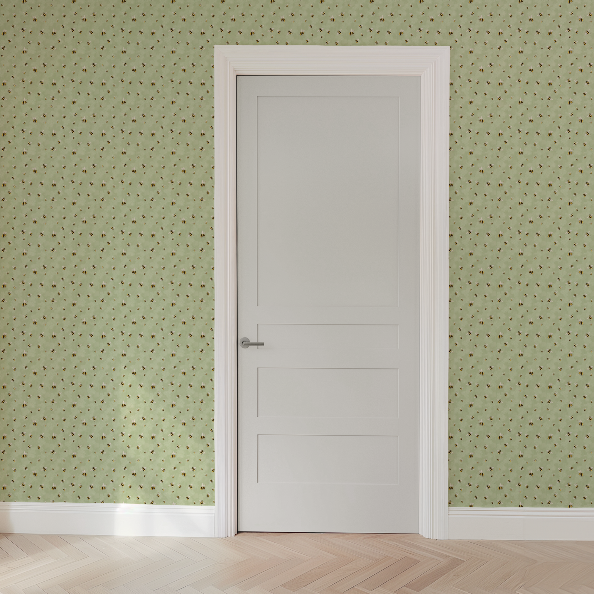  wallpaper door mockup
