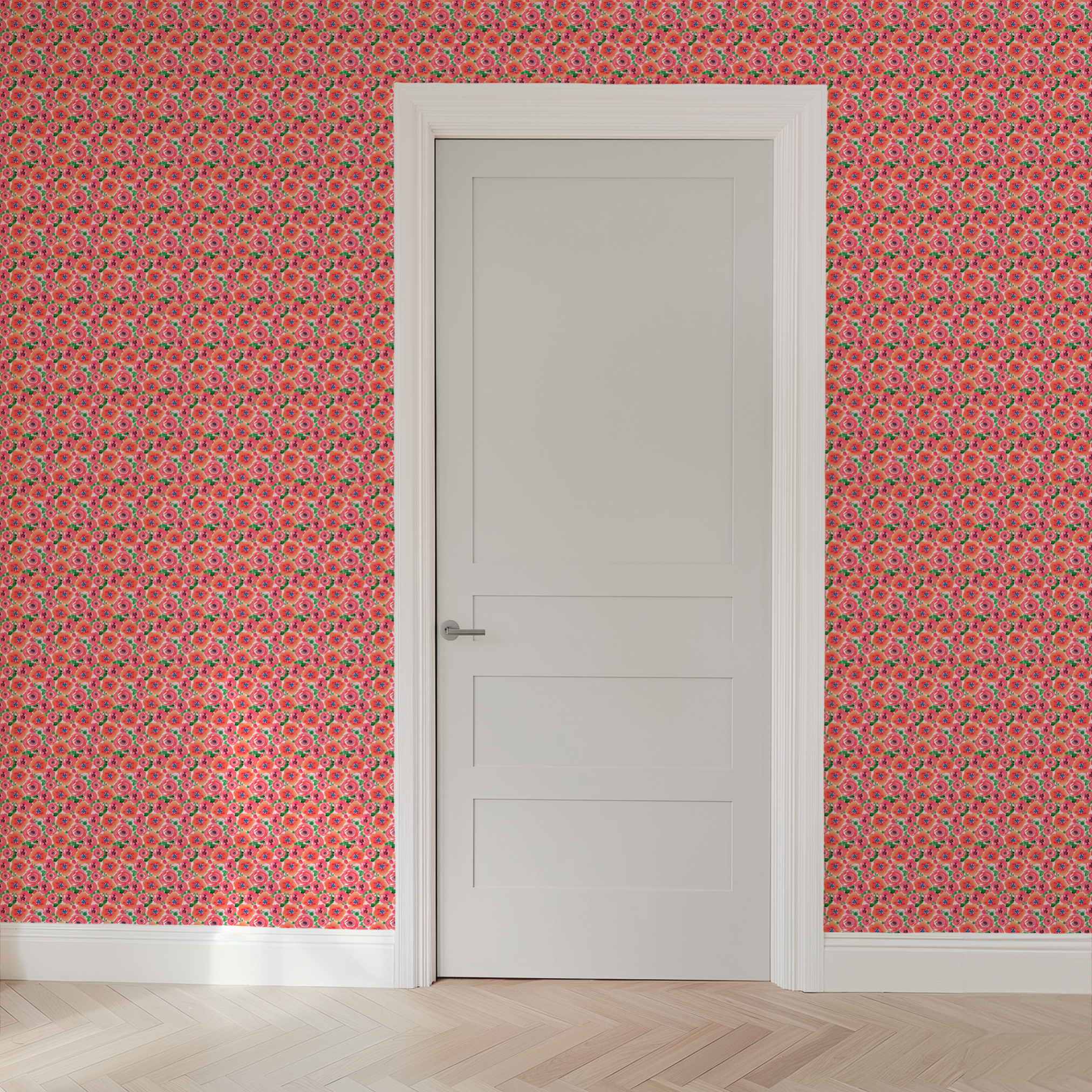  wallpaper door mockup