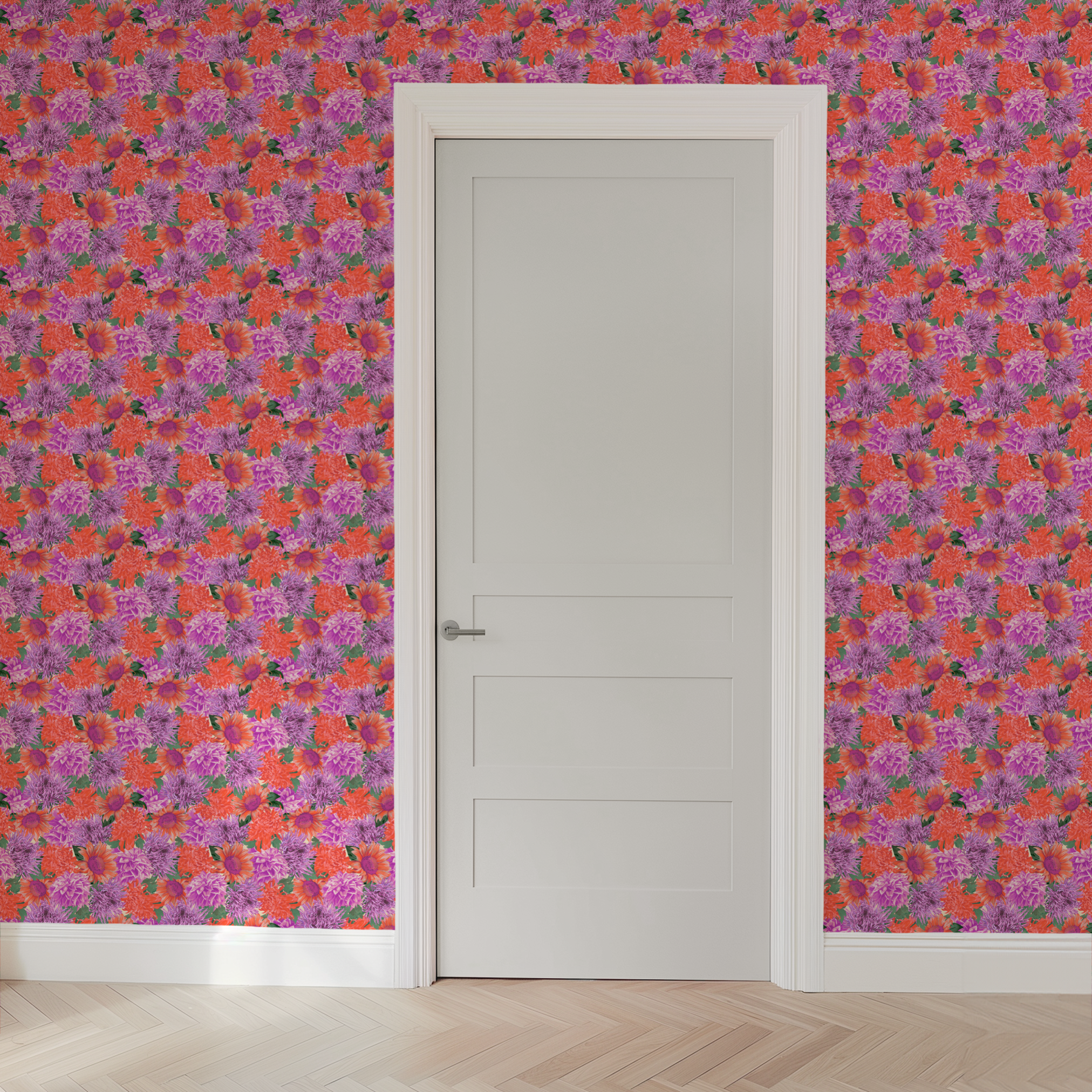  wallpaper door mockup
