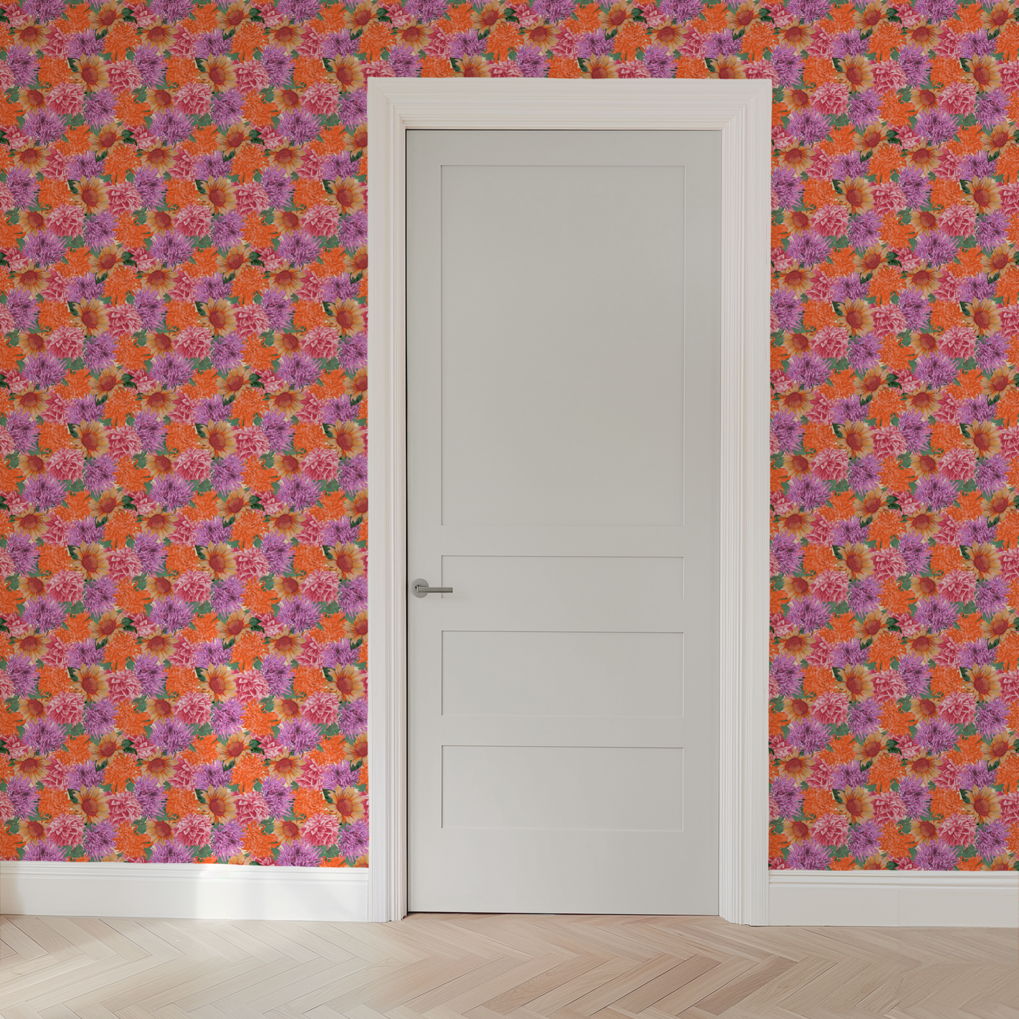  wallpaper door mockup