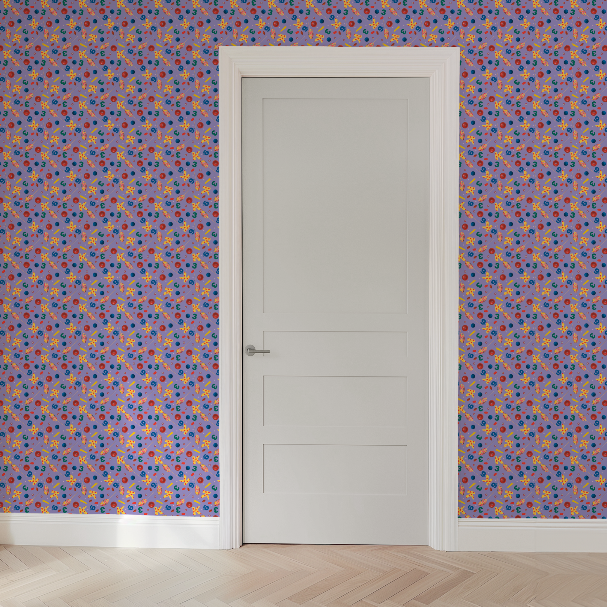  wallpaper door mockup