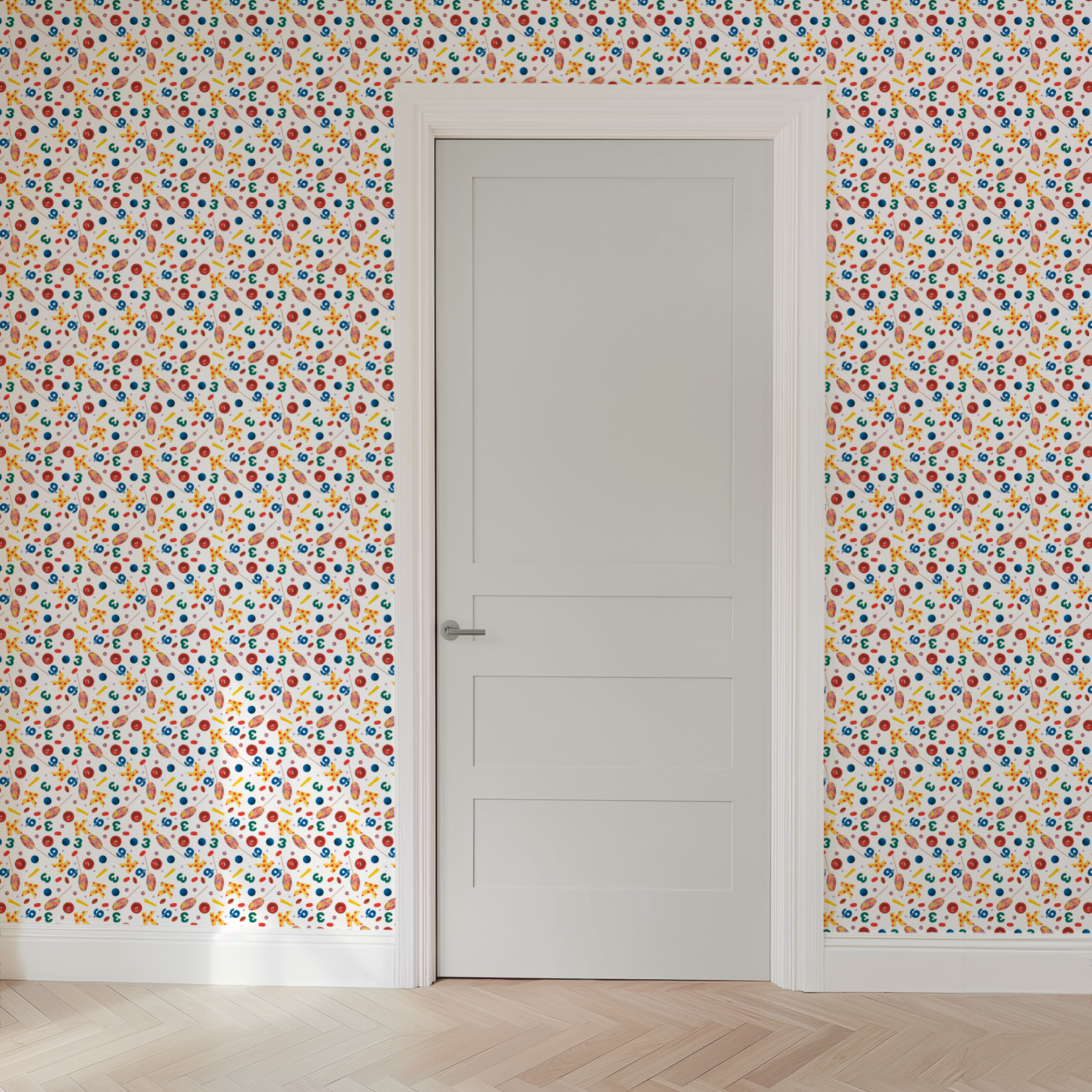  wallpaper door mockup