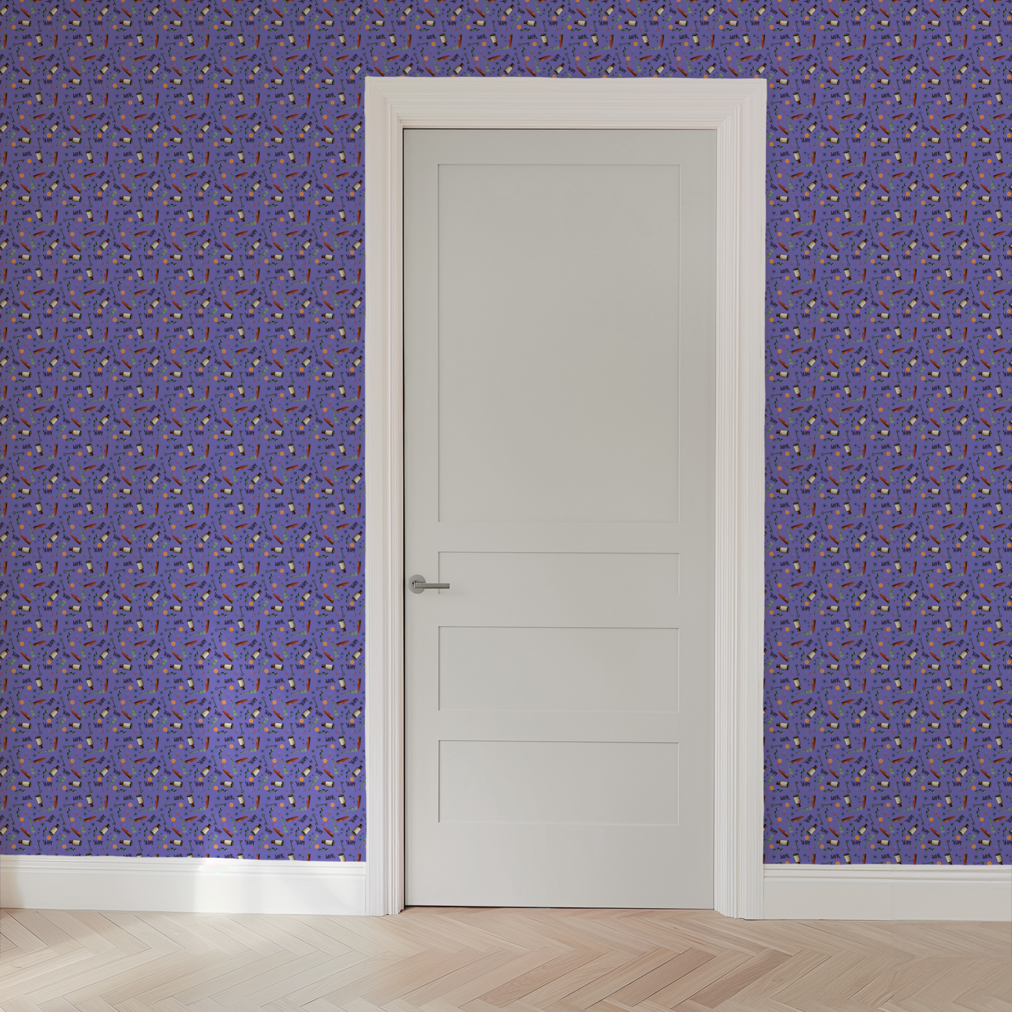  wallpaper door mockup