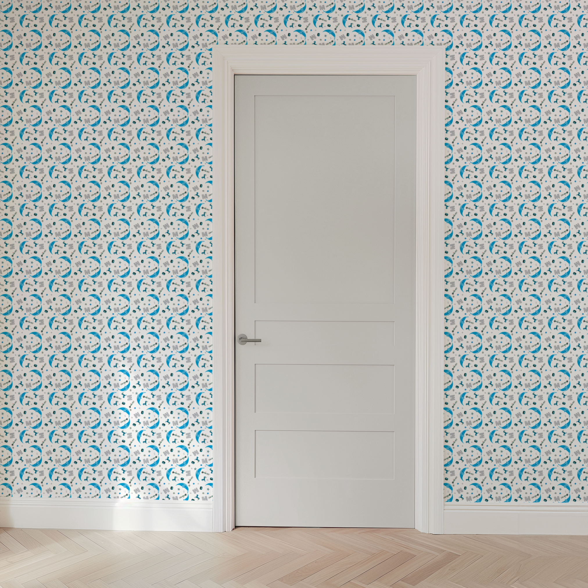  wallpaper door mockup