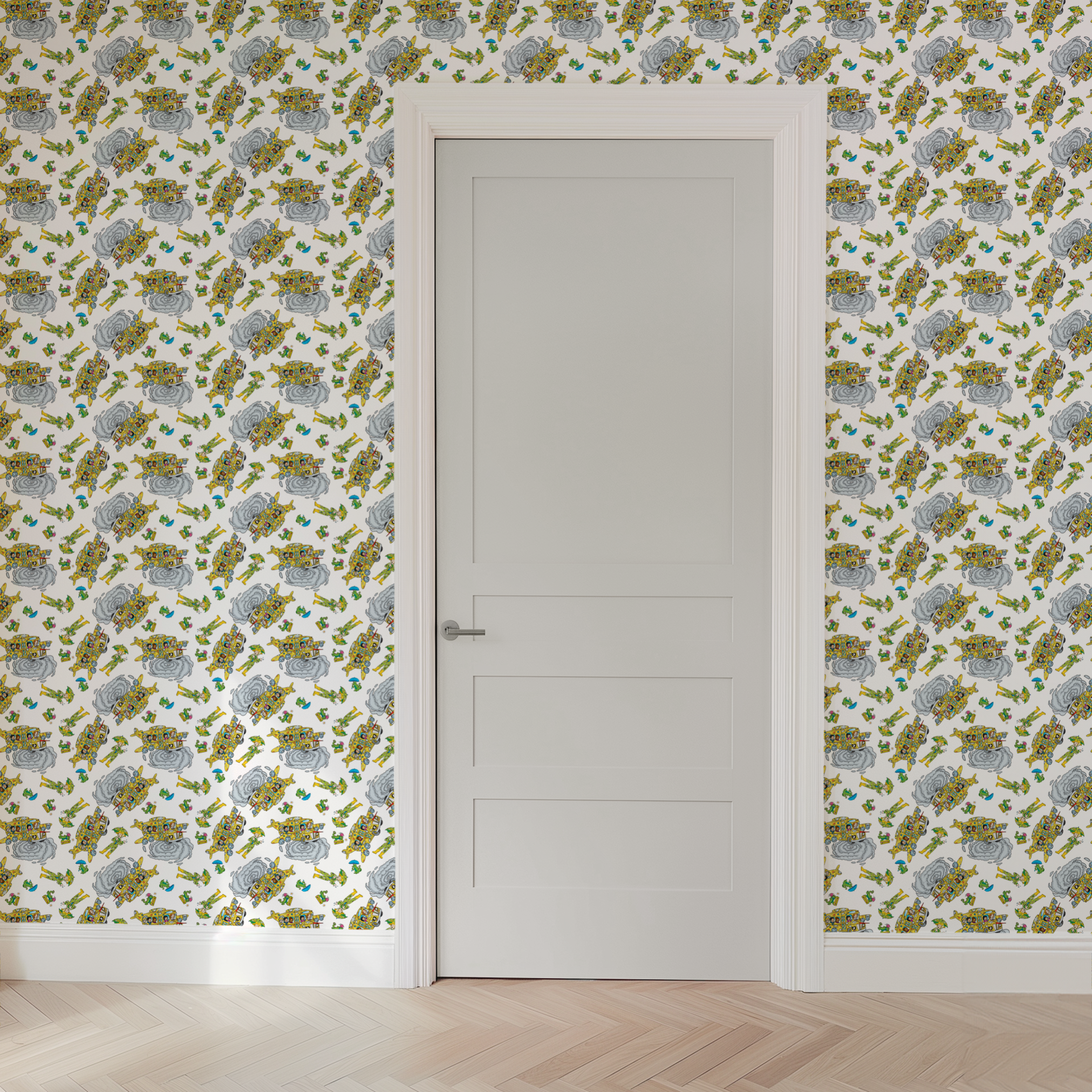  wallpaper door mockup