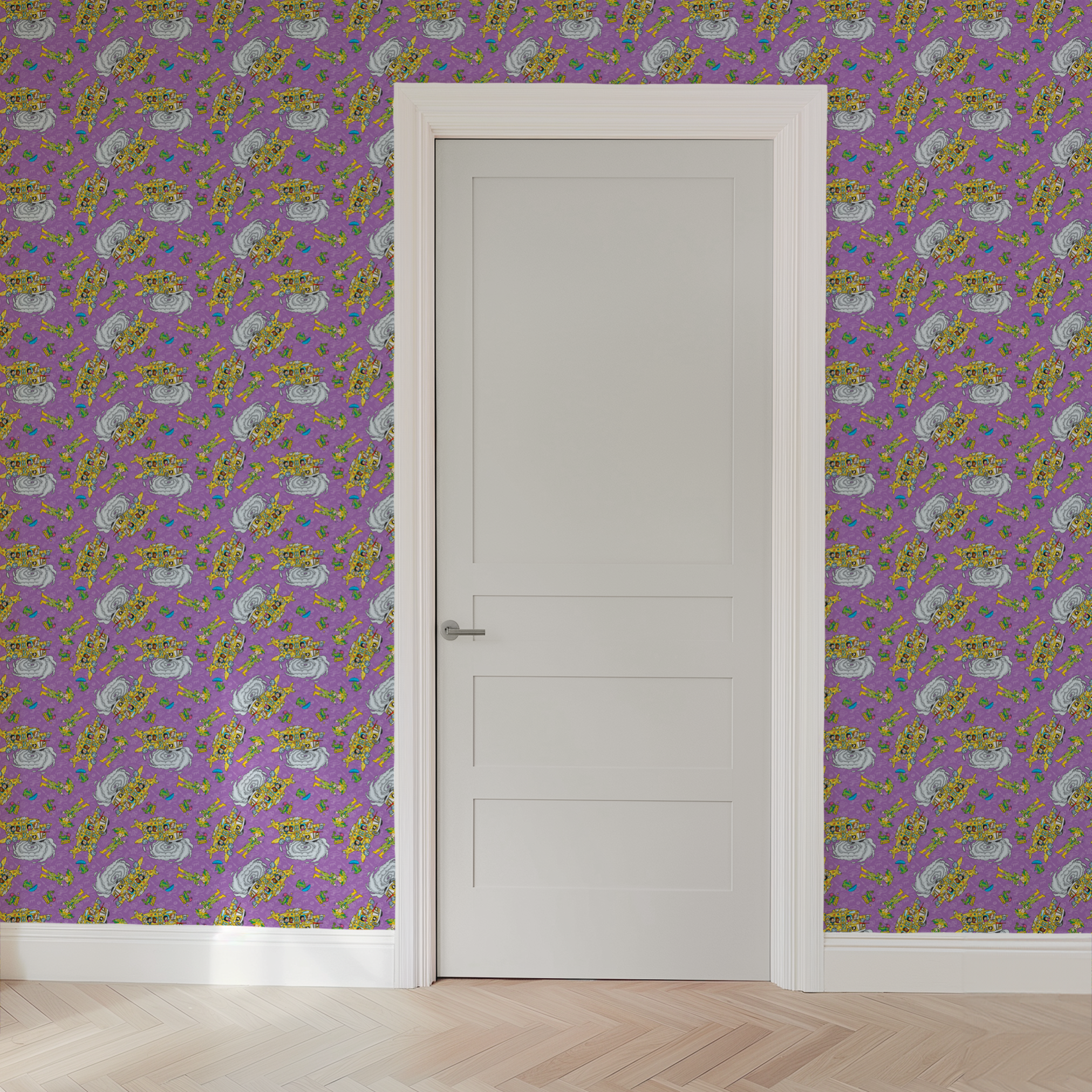  wallpaper door mockup