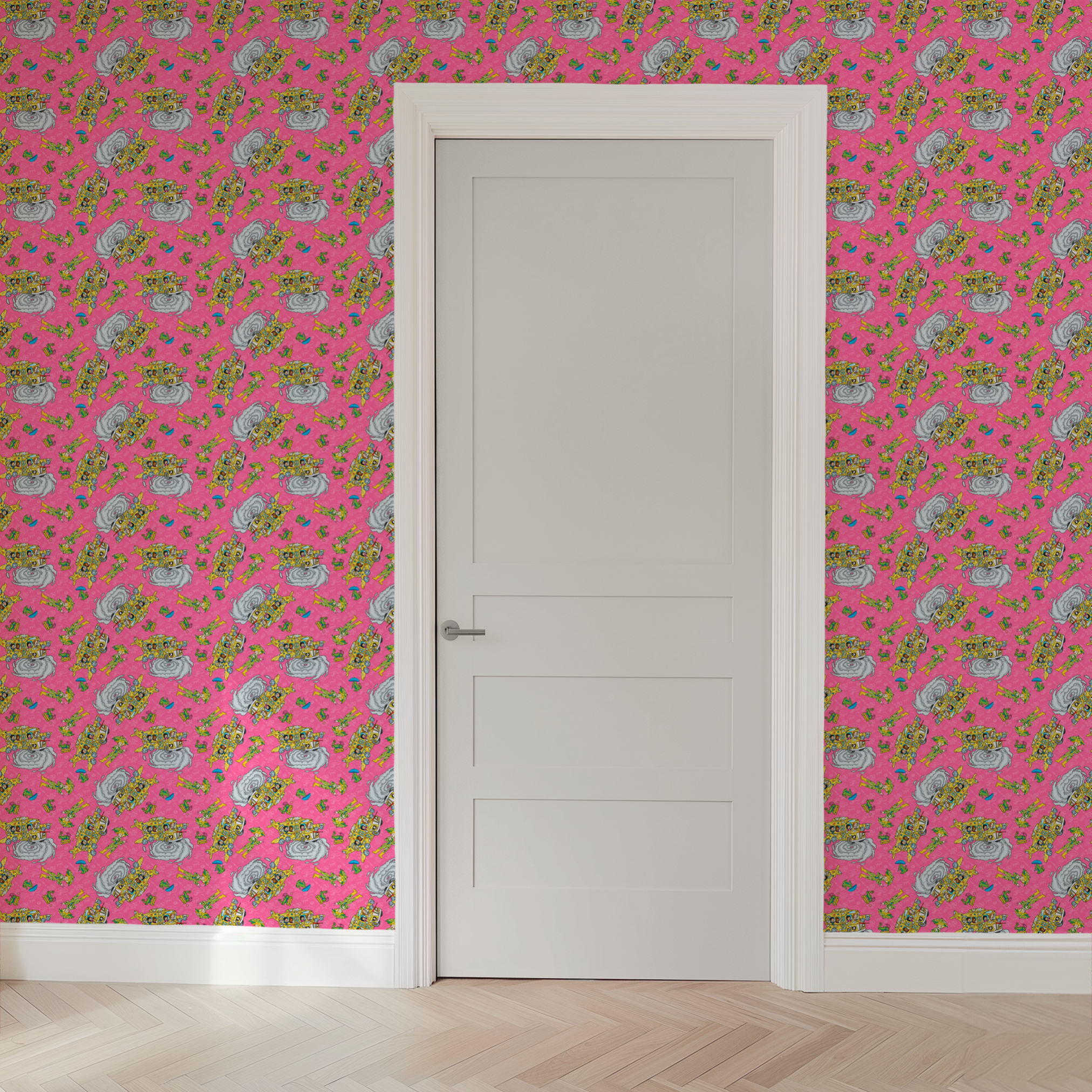  wallpaper door mockup