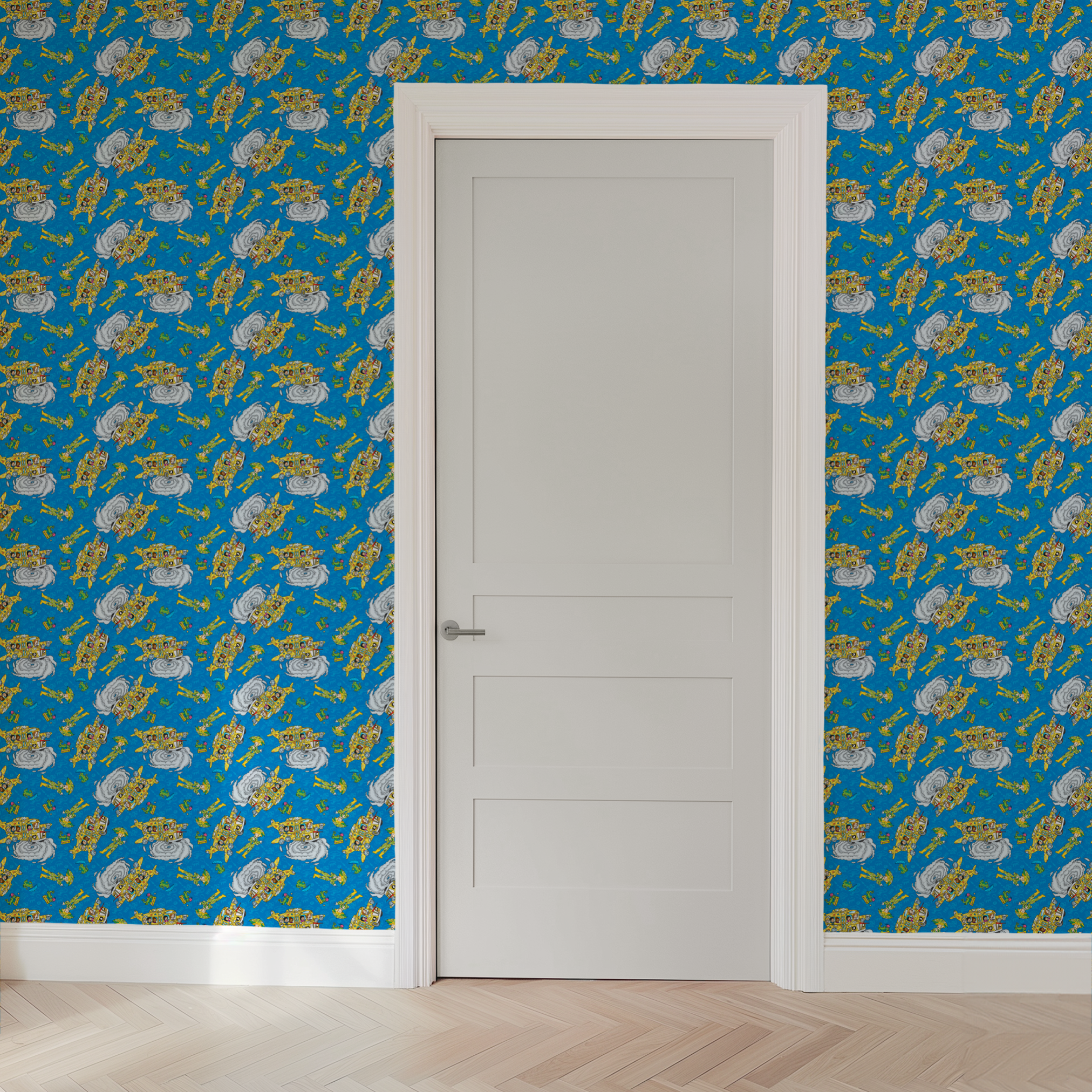  wallpaper door mockup