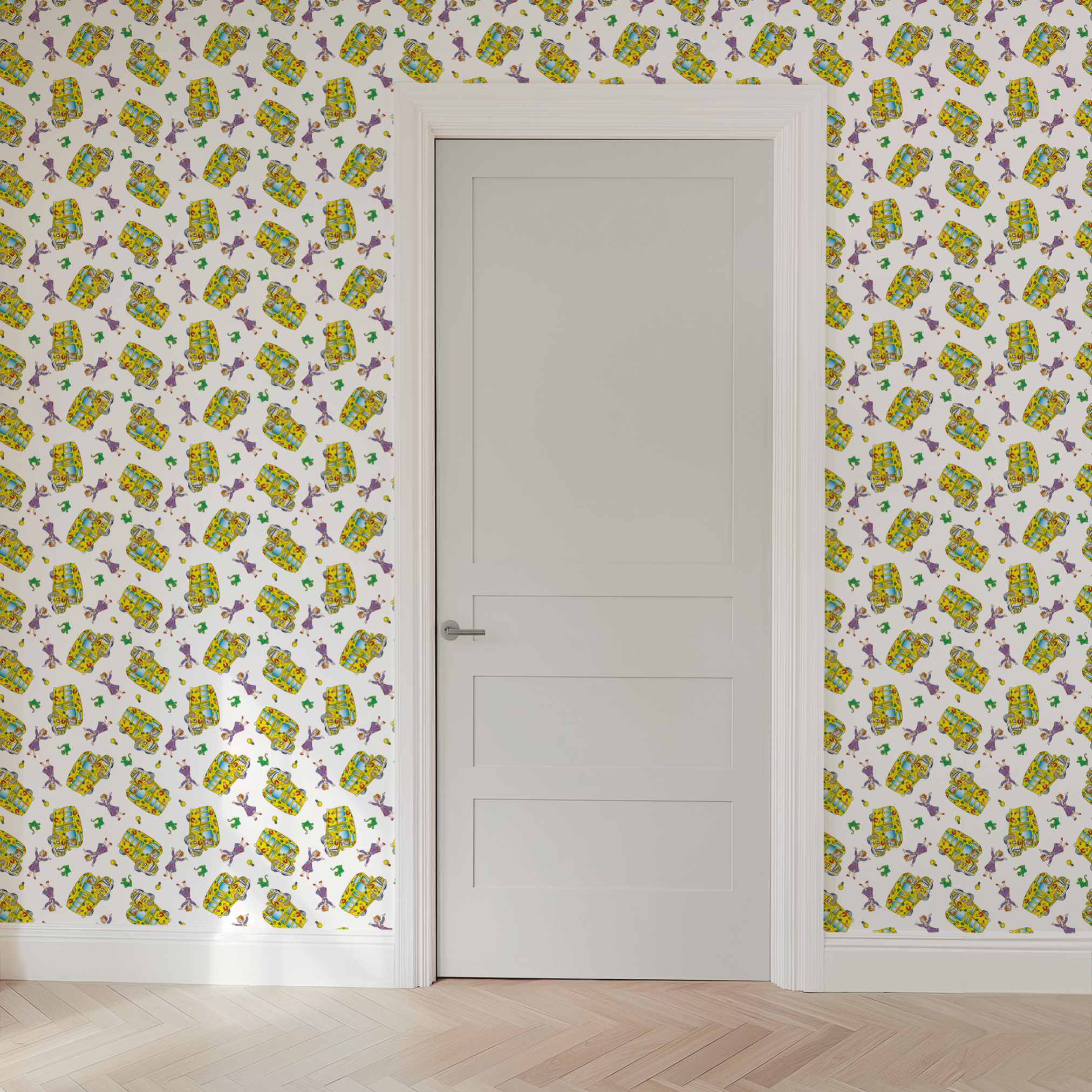  wallpaper door mockup