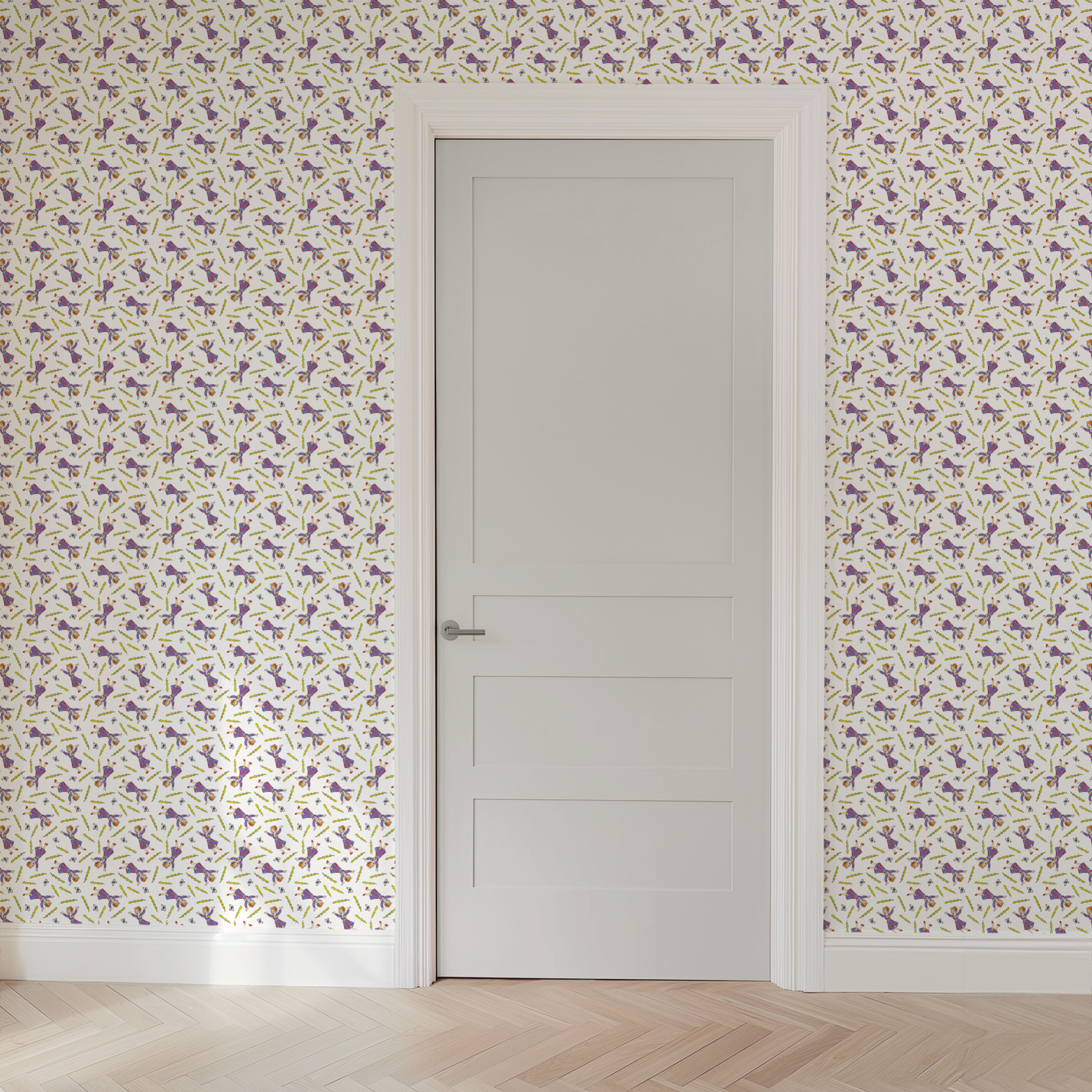  wallpaper door mockup
