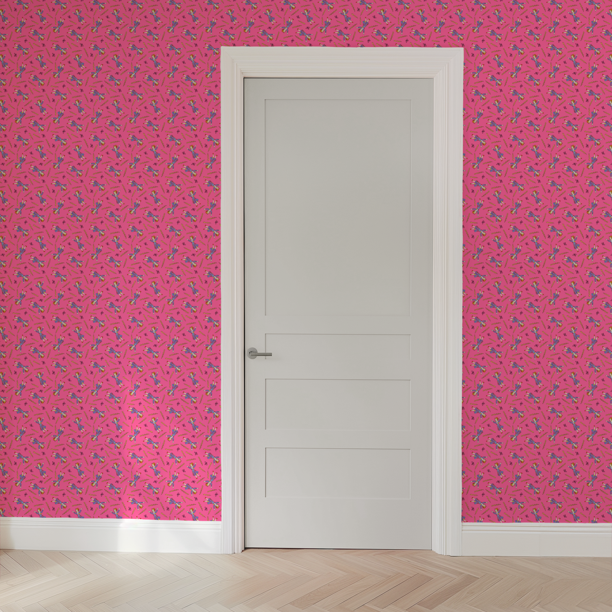  wallpaper door mockup