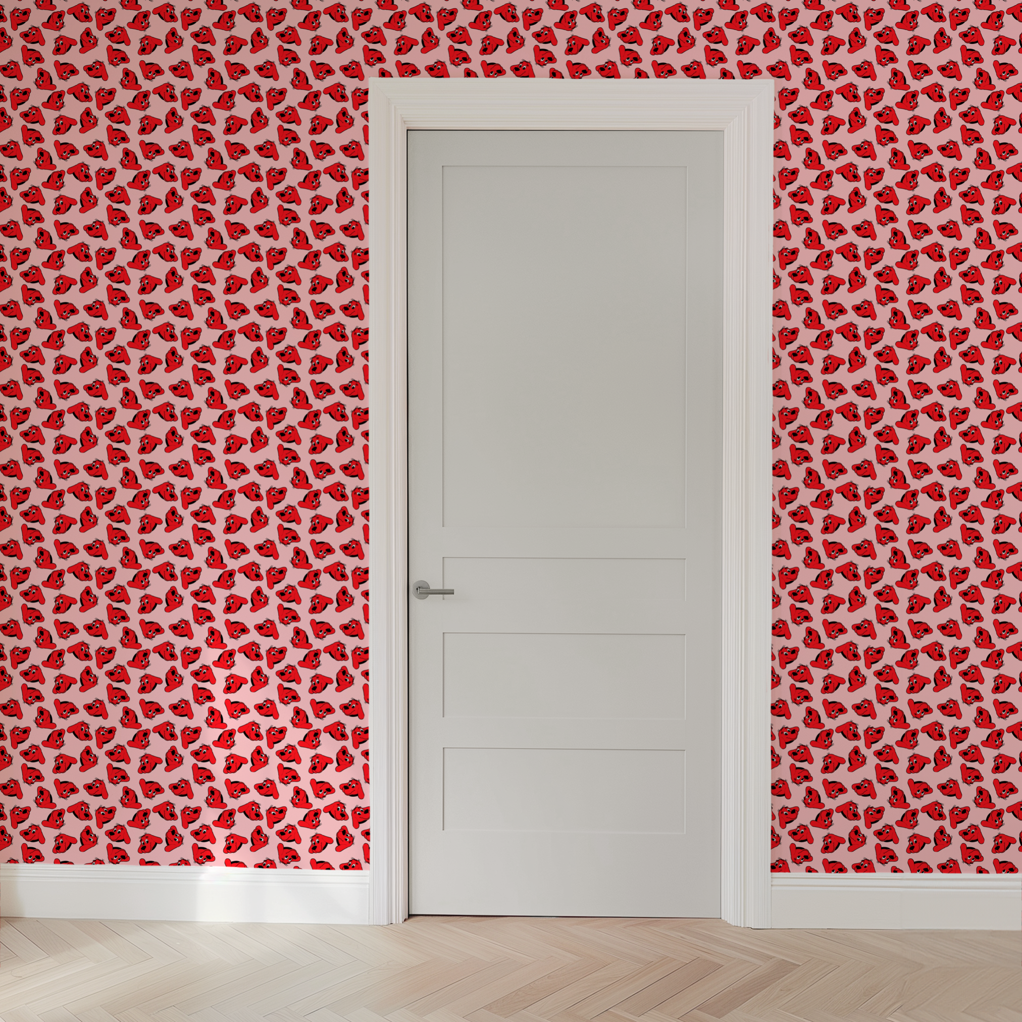  wallpaper door mockup