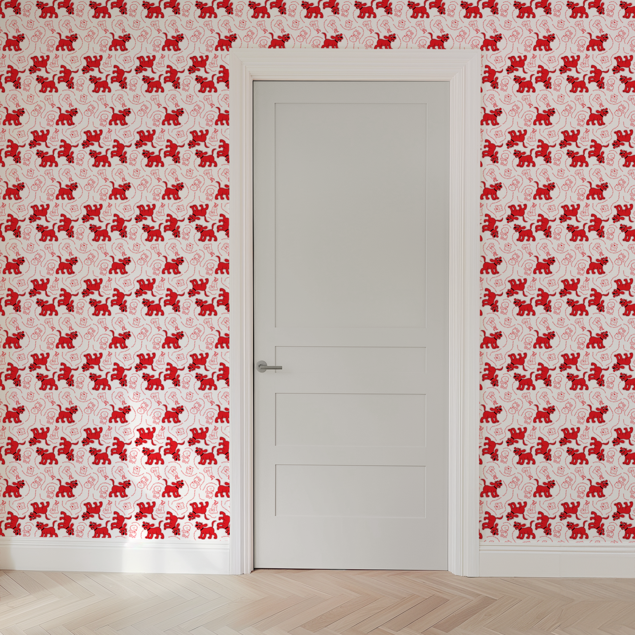  wallpaper door mockup