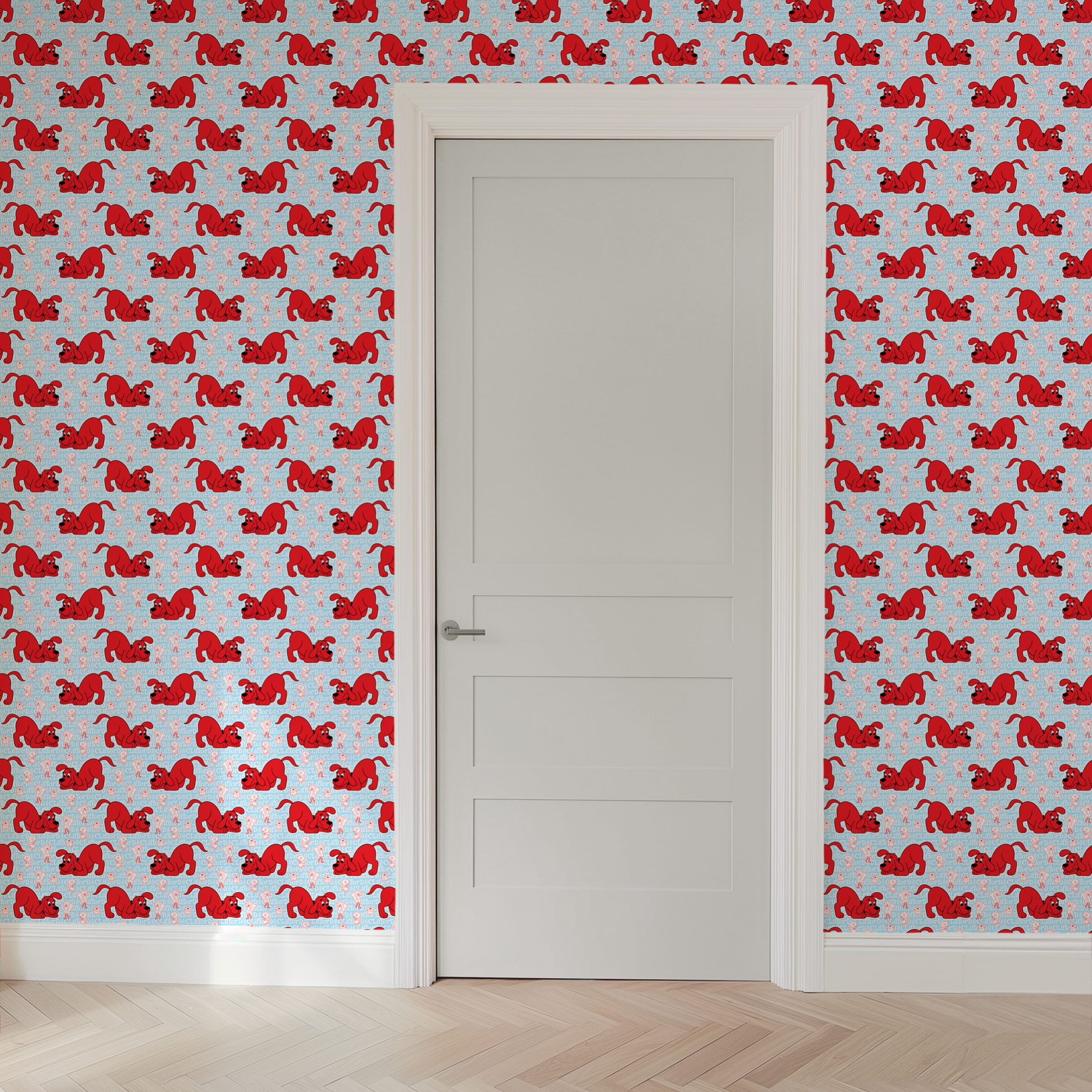  wallpaper door mockup