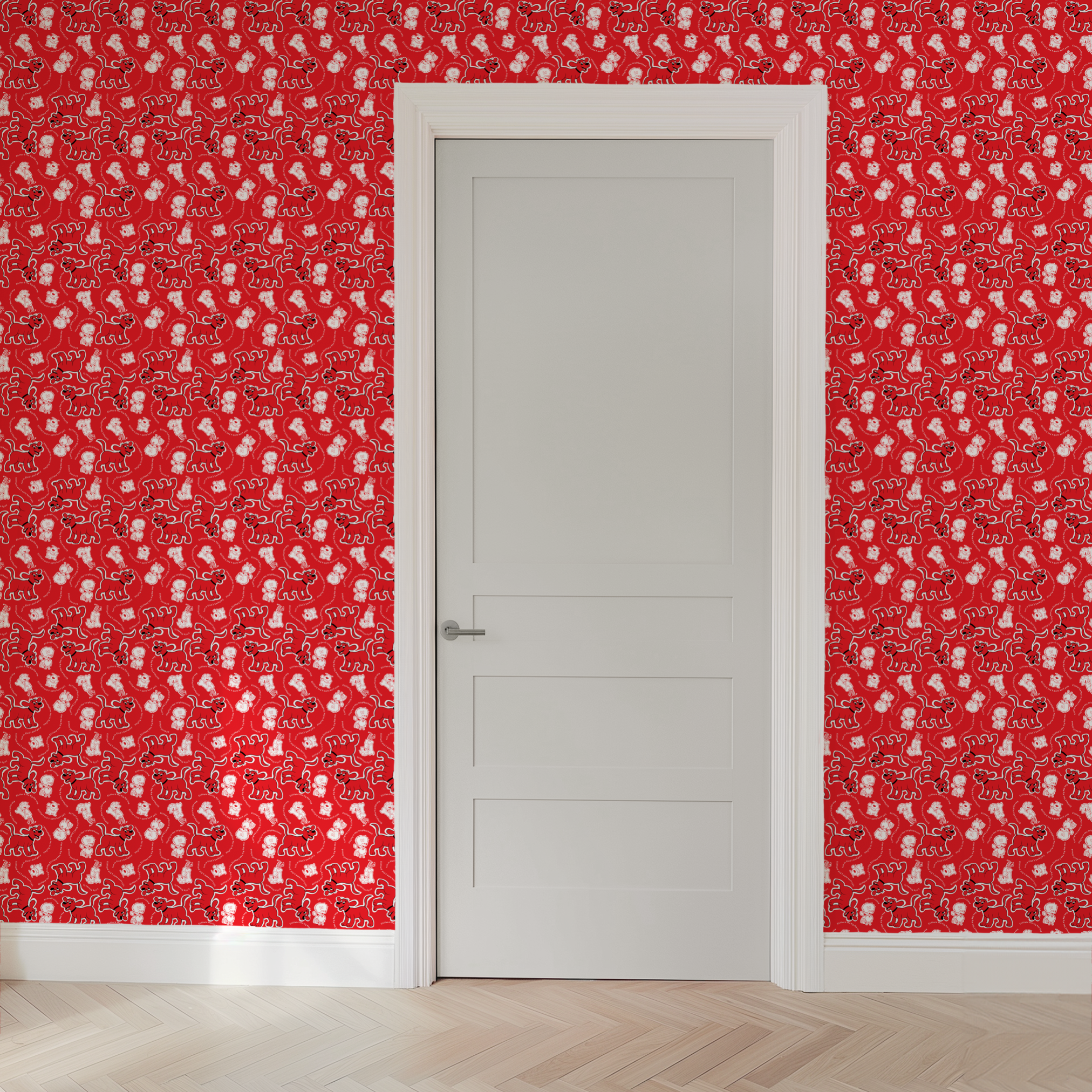  wallpaper door mockup