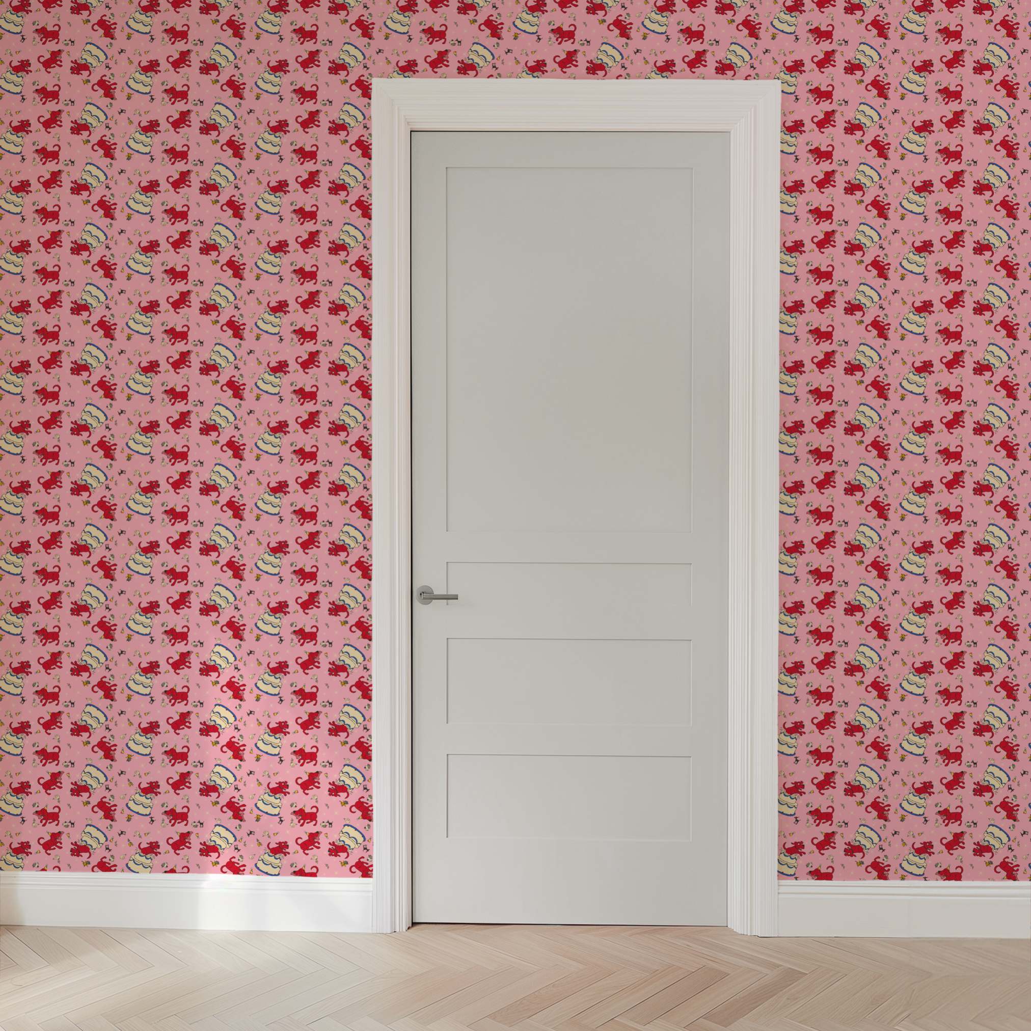 wallpaper door mockup